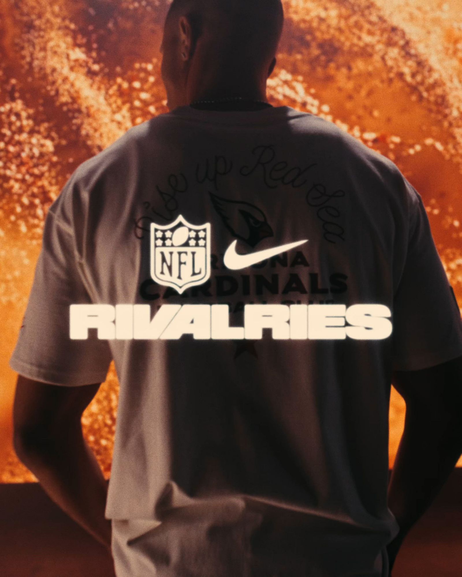 Nike Men's Arizona Cardinals NFL Rivalries Velocity T-Shirt product