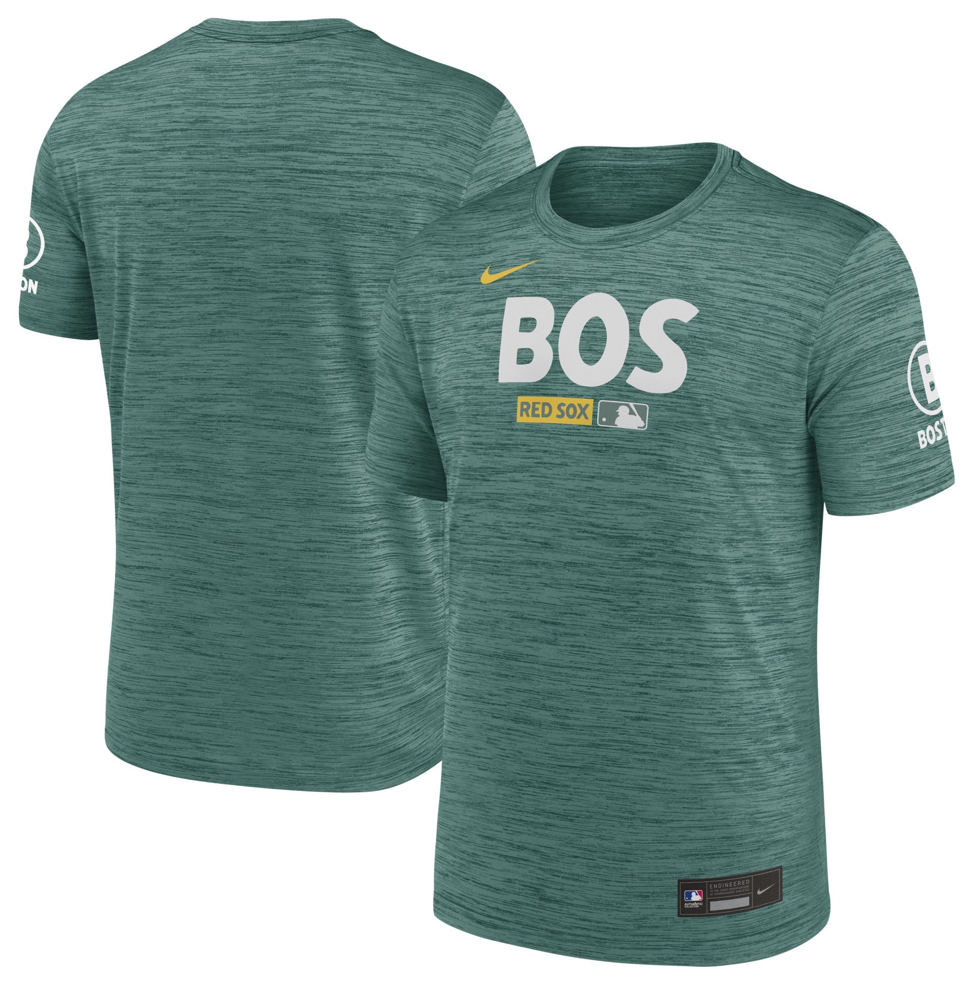 Nike Men's City Connect Boston Red Sox Authentic Collection Velocity T-Shirt product image
