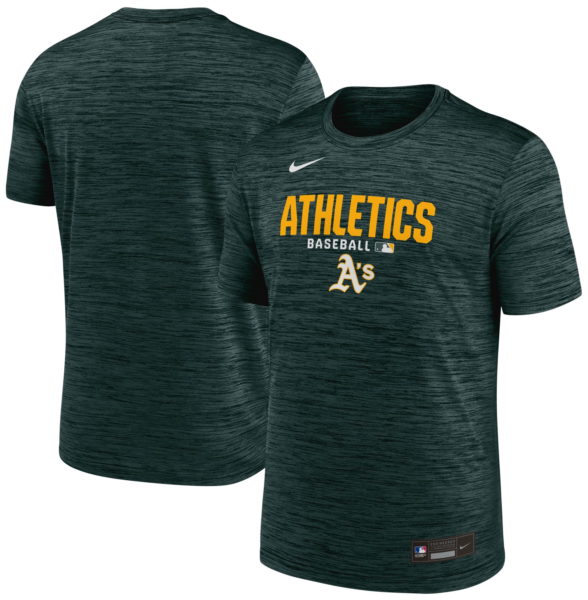 Nike Men's Athletics Green Authentic Collection Velocity T-Shirt product image