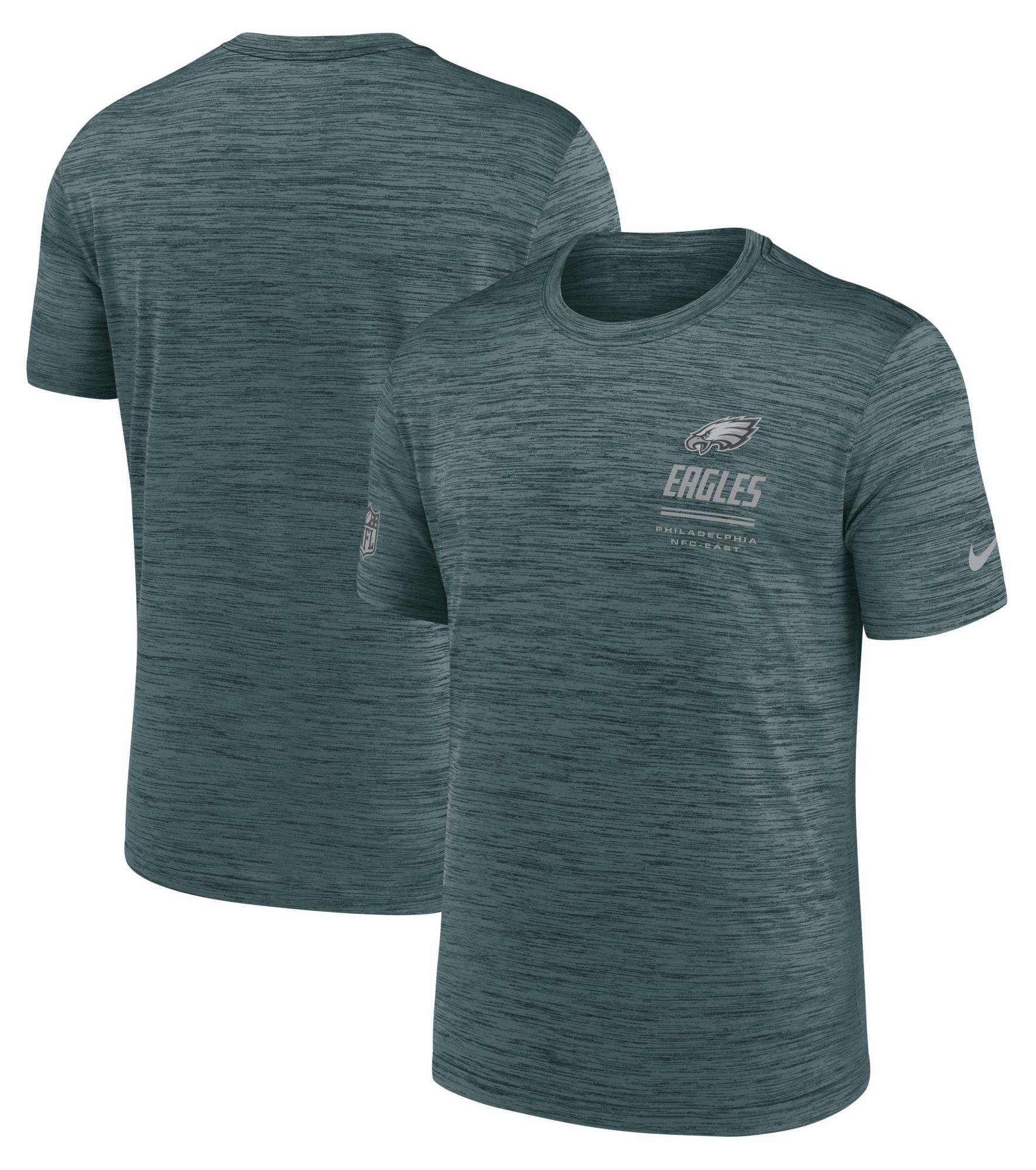 Nike Men's Philadelphia Eagles Sport Teal Sideline Velocity T-Shirt product image