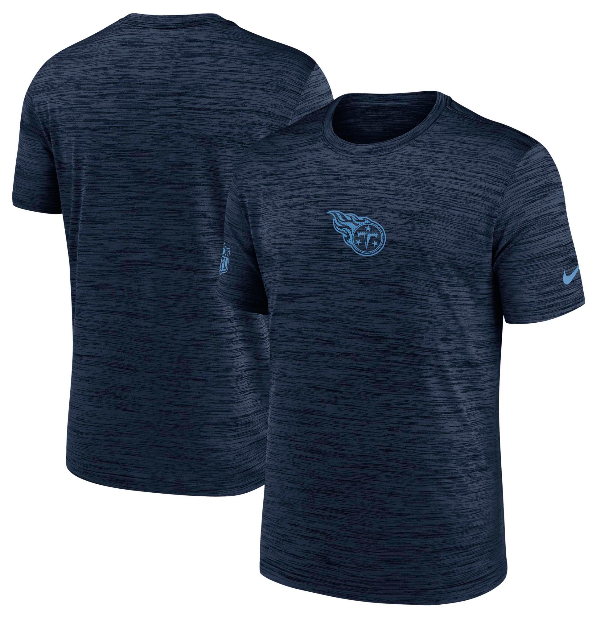 Nike Men's Tennessee Titans College Navy Velocity T-Shirt product image