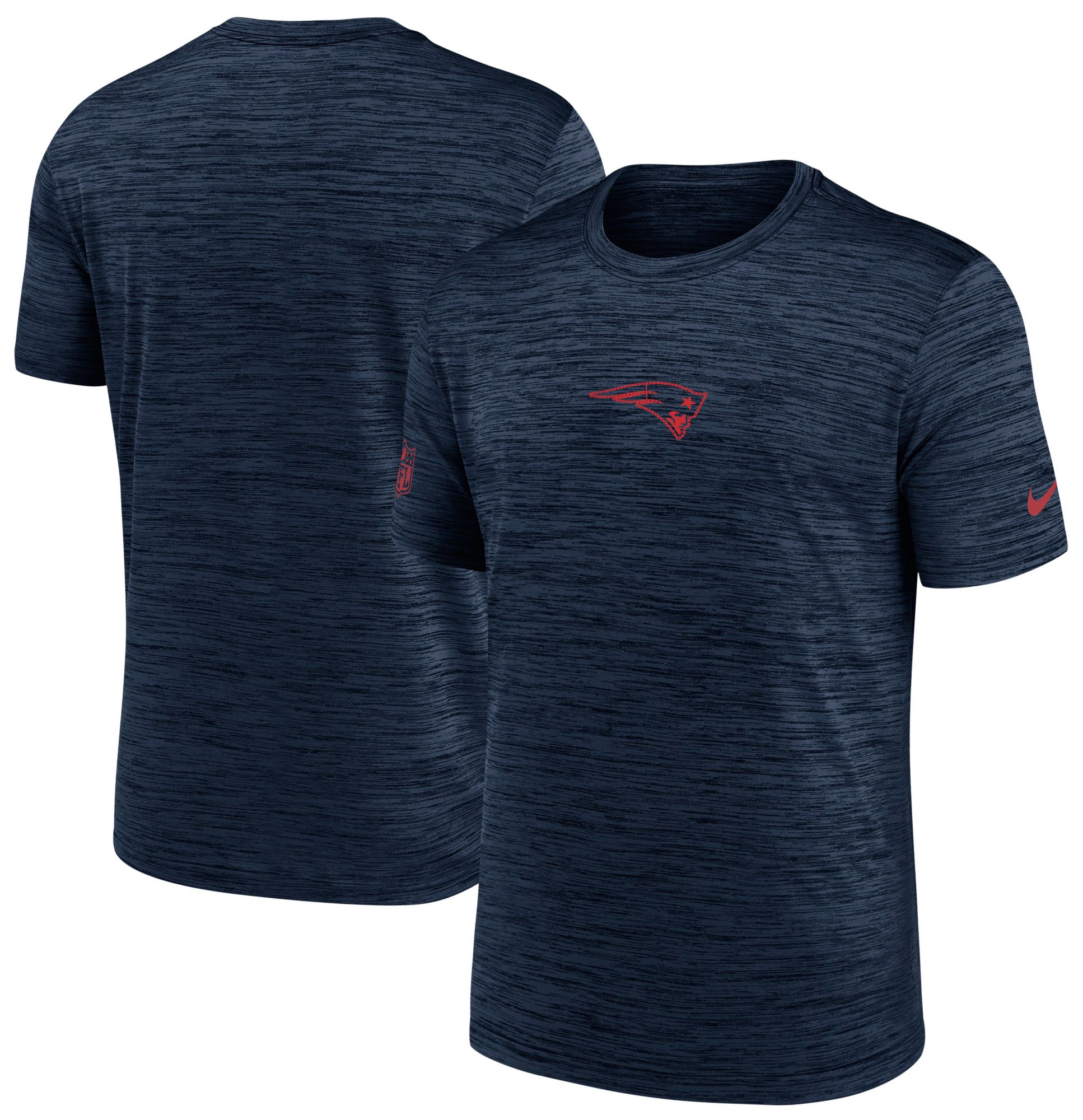 Nike Men's New England Patriots College Navy Velocity T-Shirt product image