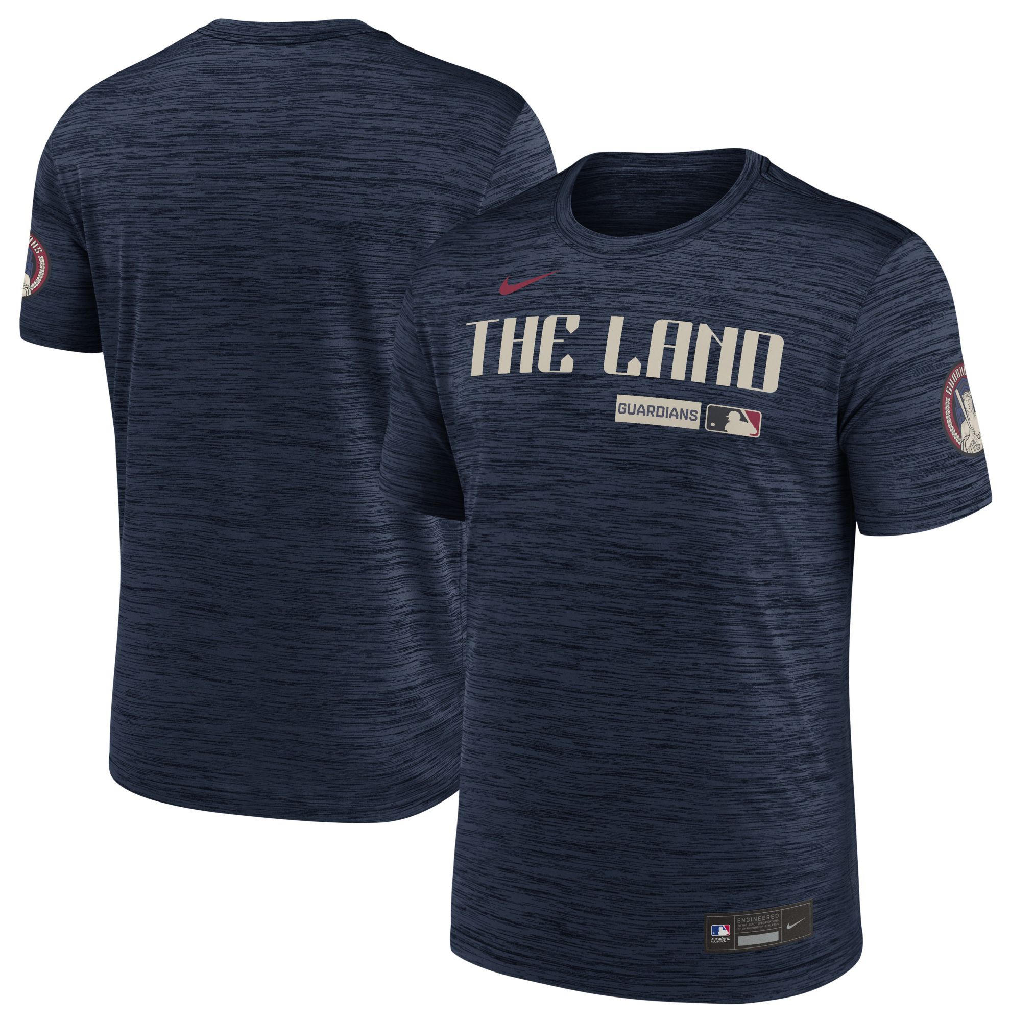 Nike Men's City Connect Cleveland Guardians Authentic Collection Velocity T-Shirt product image