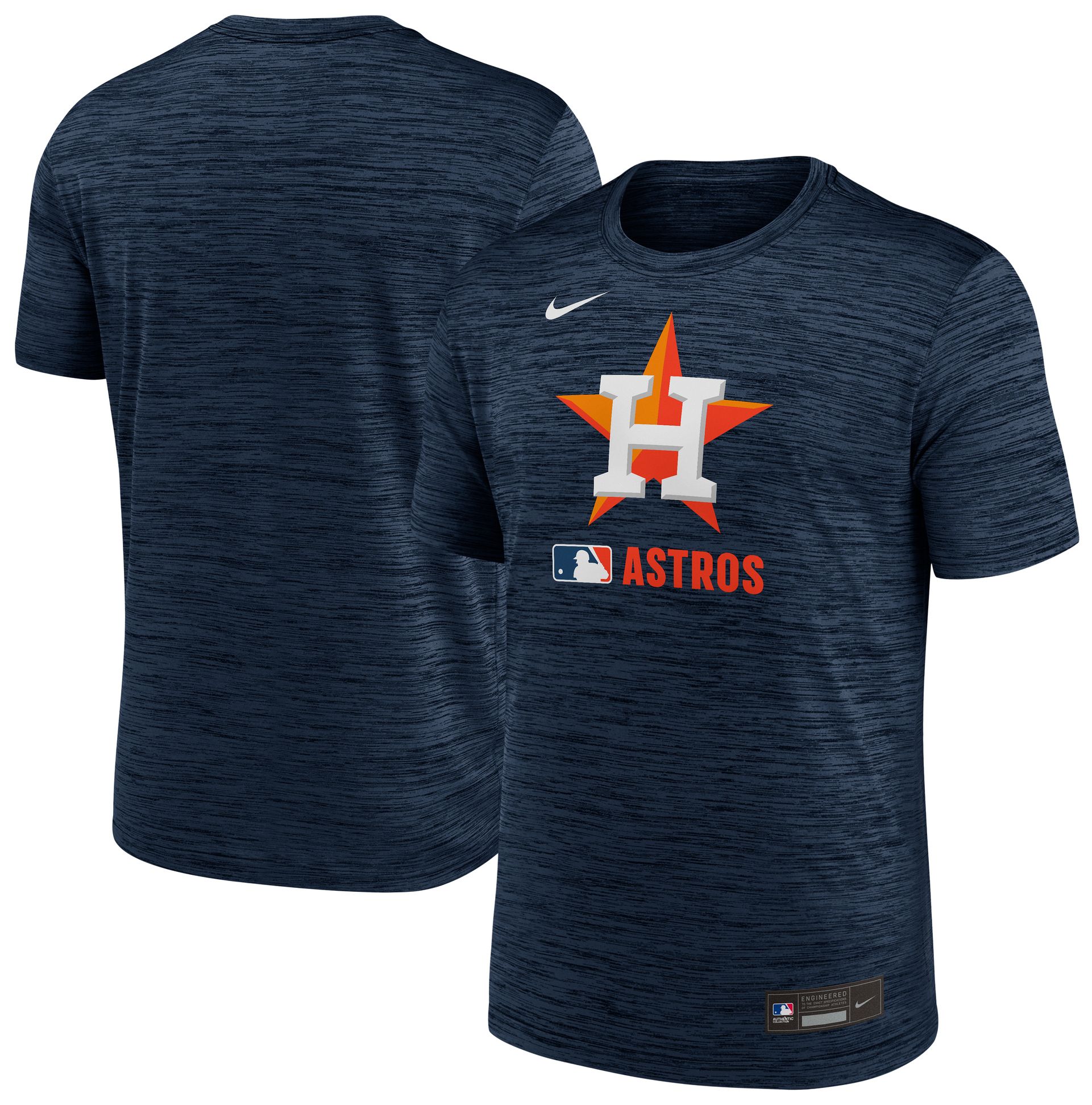 Nike Men's Houston Astros Navy Authentic Collection Velocity T-Shirt product image
