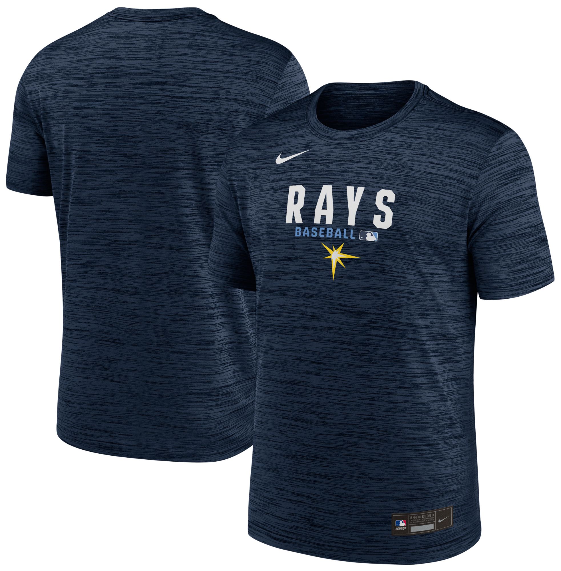 Nike Men's Tampa Bay Rays Navy Authentic Collection Velocity T-Shirt product image