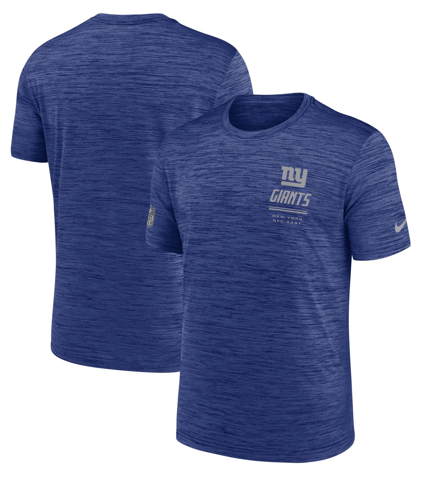 Nike Men's New York Giants Blue Sideline Velocity T-Shirt product image