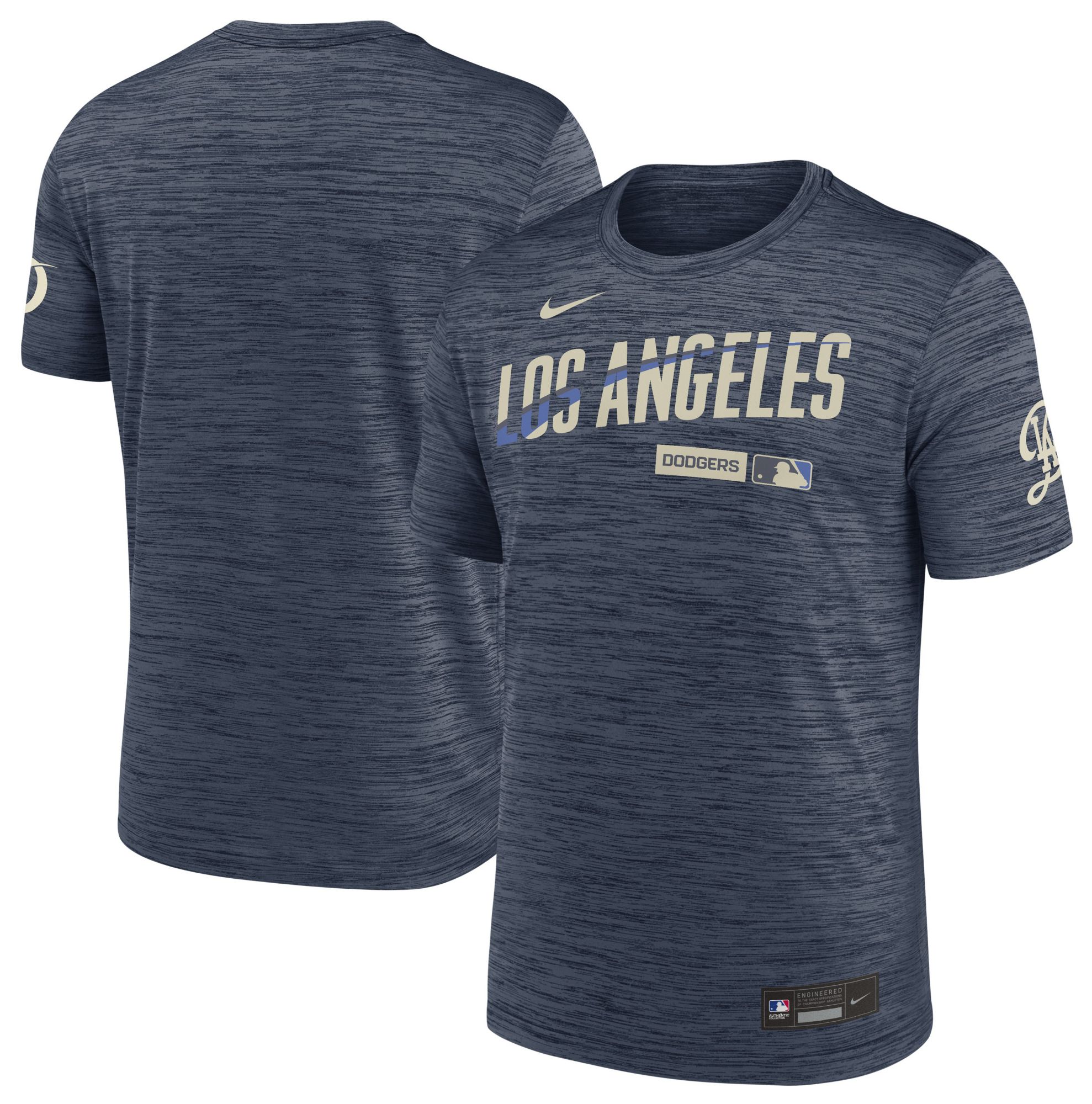 Nike Men's City Connect Los Angeles Dodgers Authentic Collection Velocity T-Shirt product image