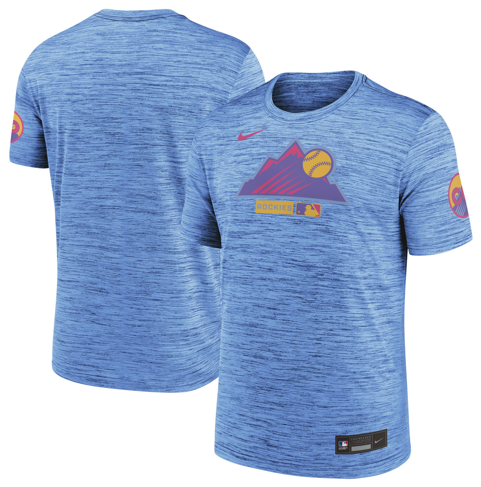 Nike Men's City Connect Colorado Rockies Authentic Collection Velocity T-Shirt product image