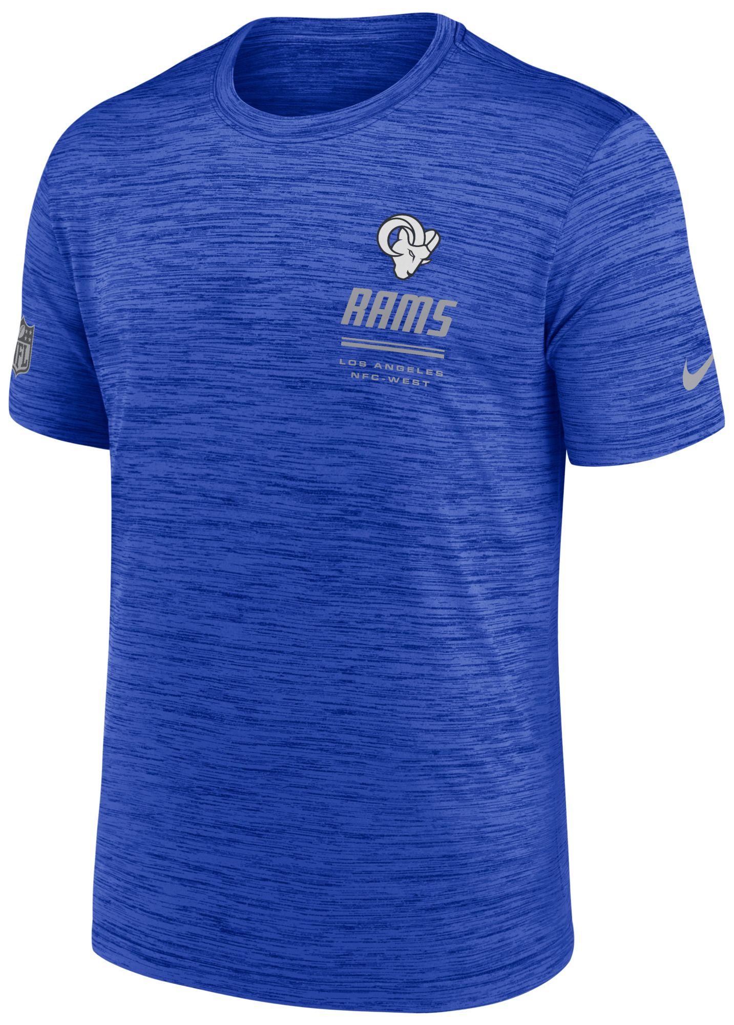 Nike Men's Los Angeles Rams Hyper Royal Sideline Velocity T-Shirt product image