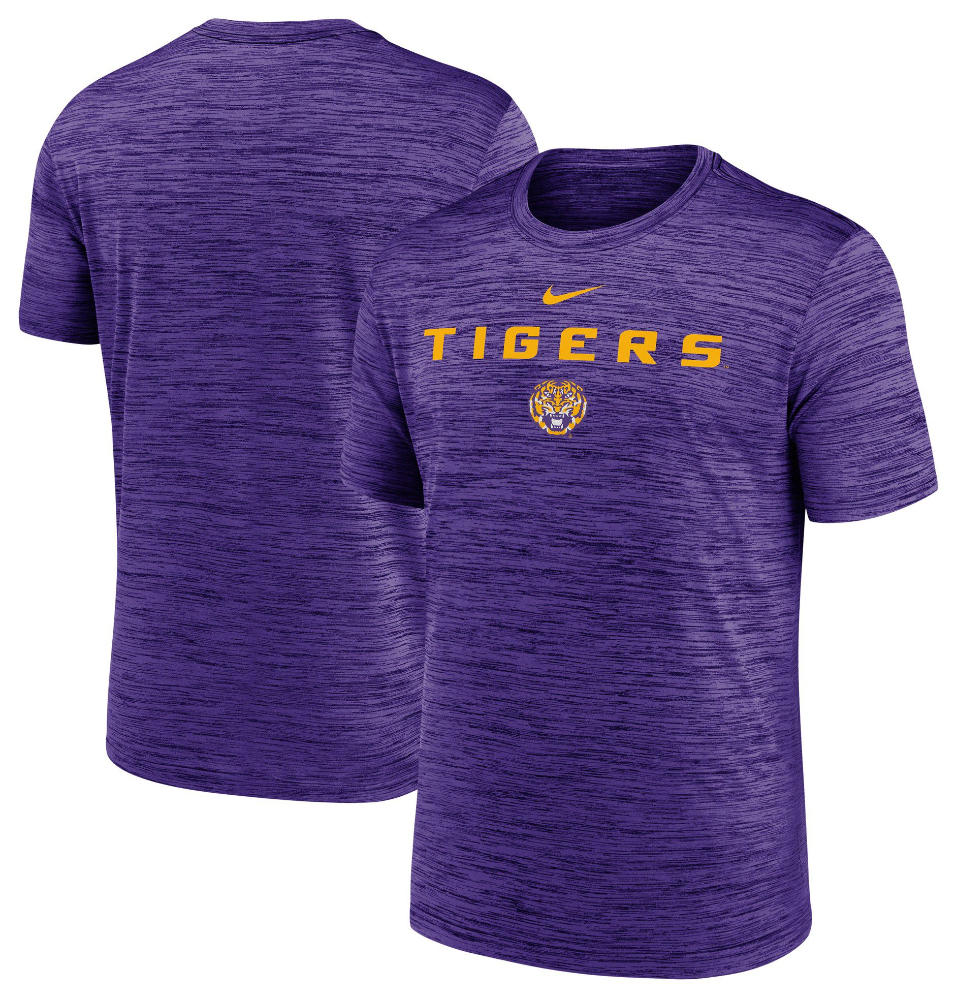 Nike Men's LSU Tigers Purple Velocity T-Shirt product image