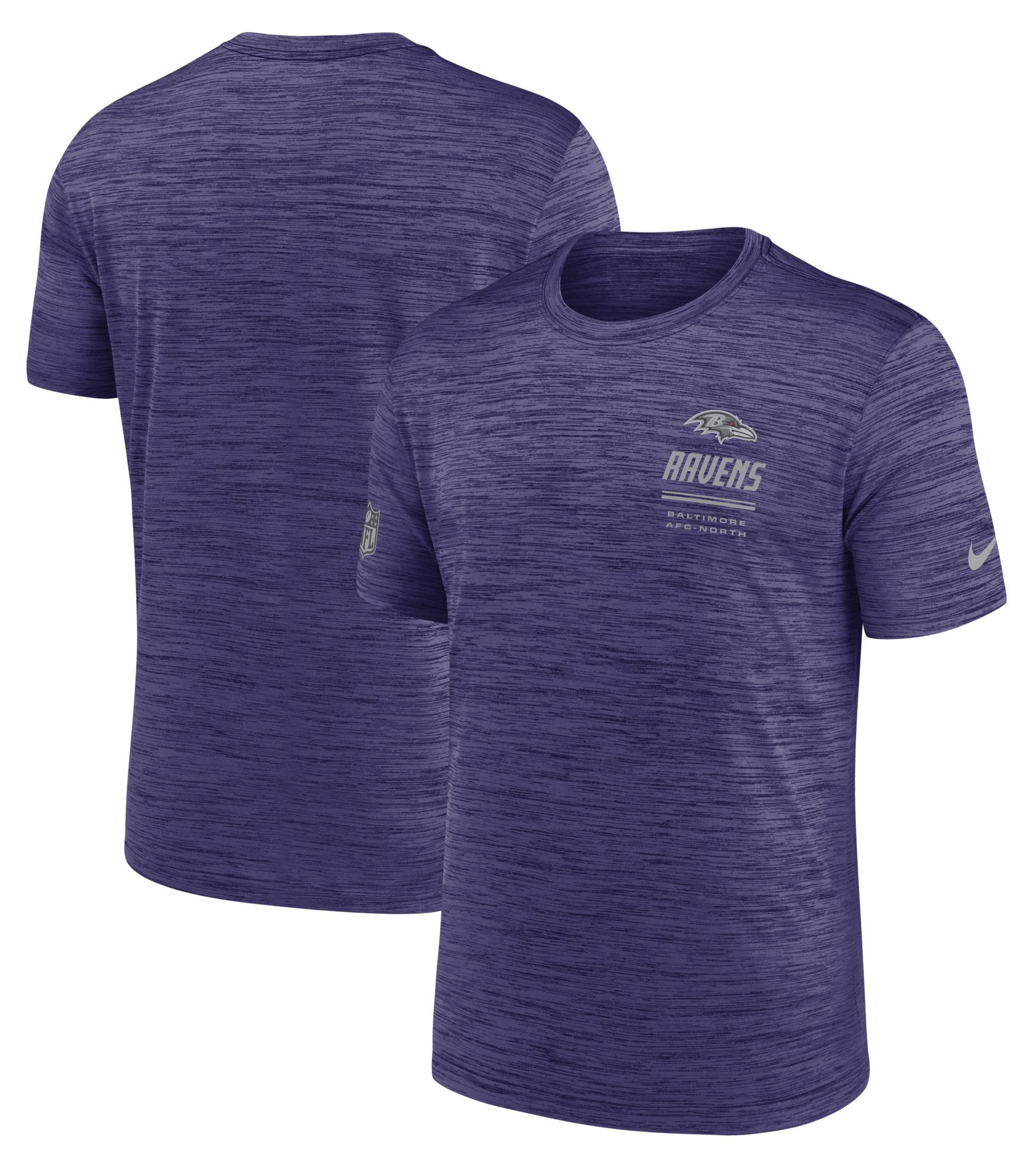 Nike Men's Baltimore Ravens Purple Sideline Velocity T-Shirt product image