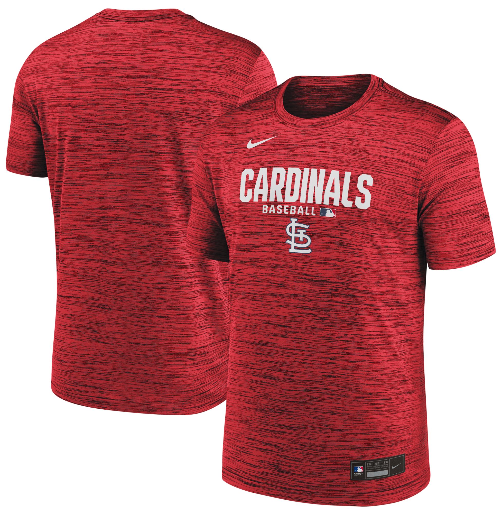 Nike Men's St. Louis Cardinals Red Authentic Collection Velocity T-Shirt product image