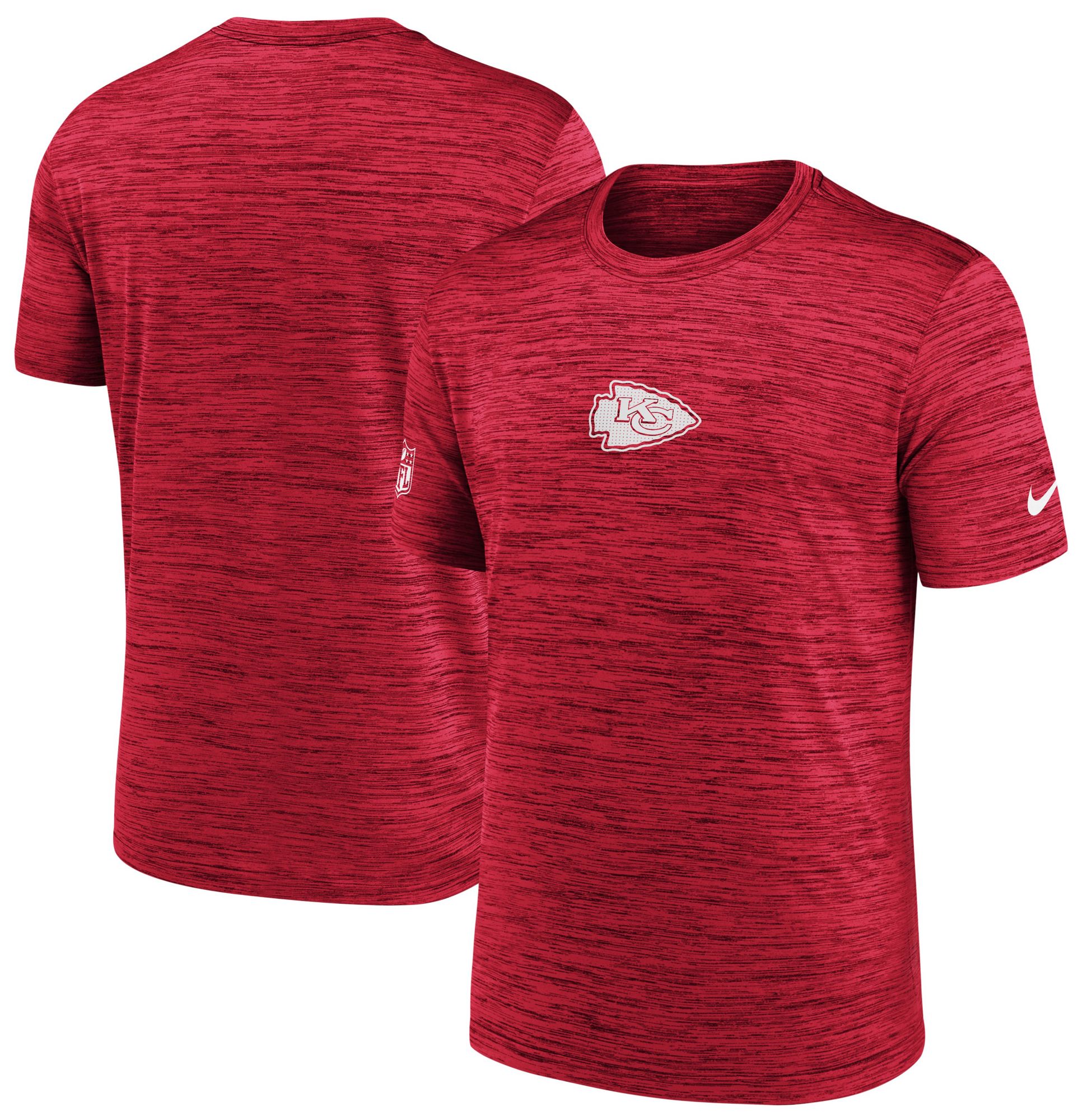 Nike Men's Kansas City Chiefs University Red Velocity T-Shirt product image
