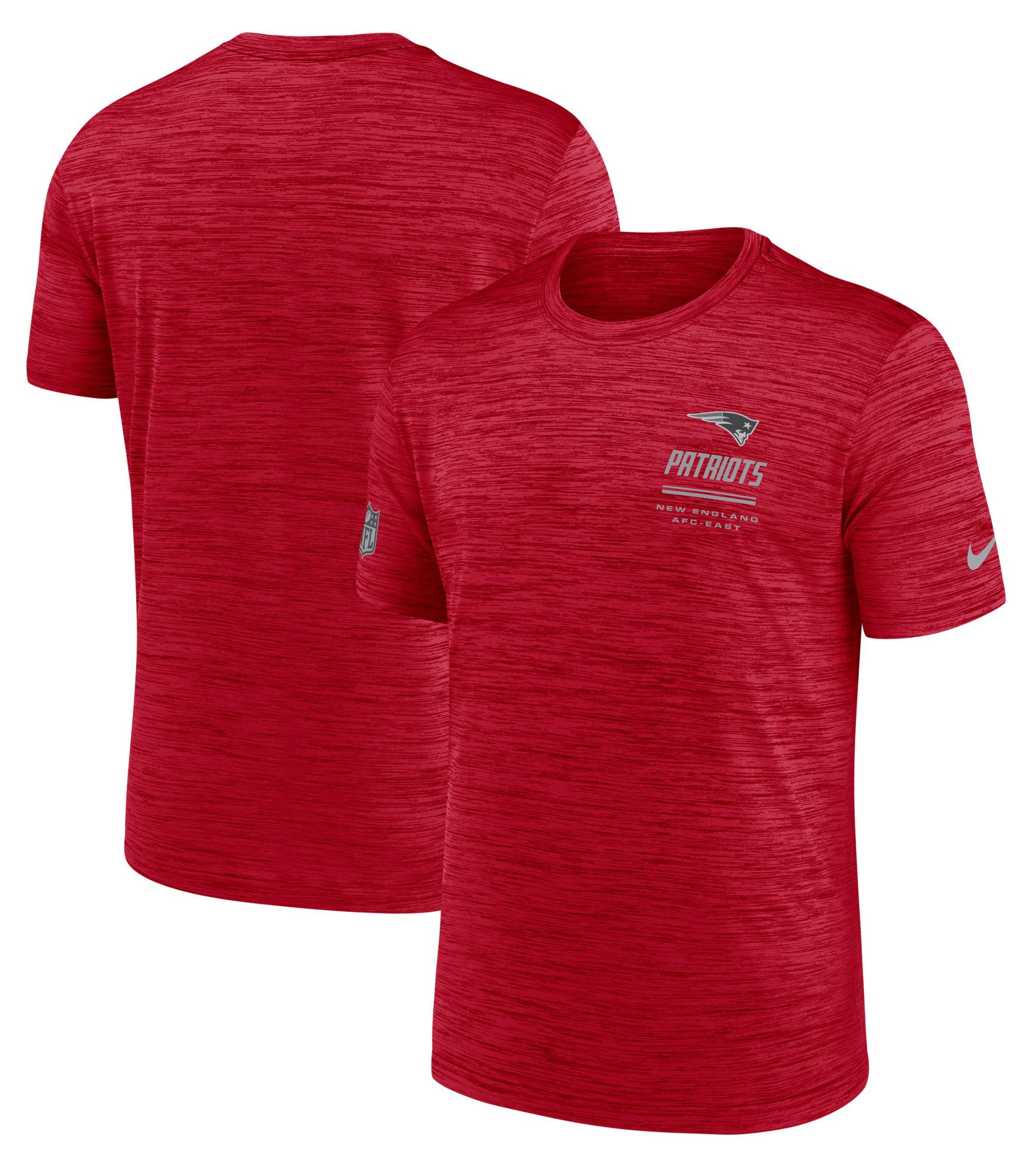 Nike Men's New England Patriots Red Sideline Velocity T-Shirt product image