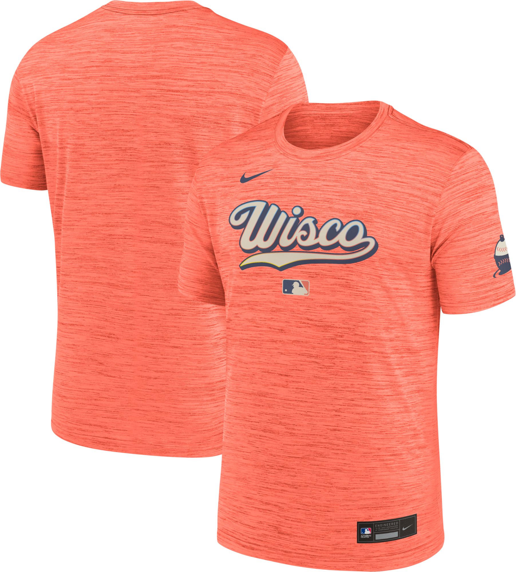 Nike Men's Milwaukee Brewers 2026 City Connect Dri-FIT Authentic Collection Velocity T-Shirt product image