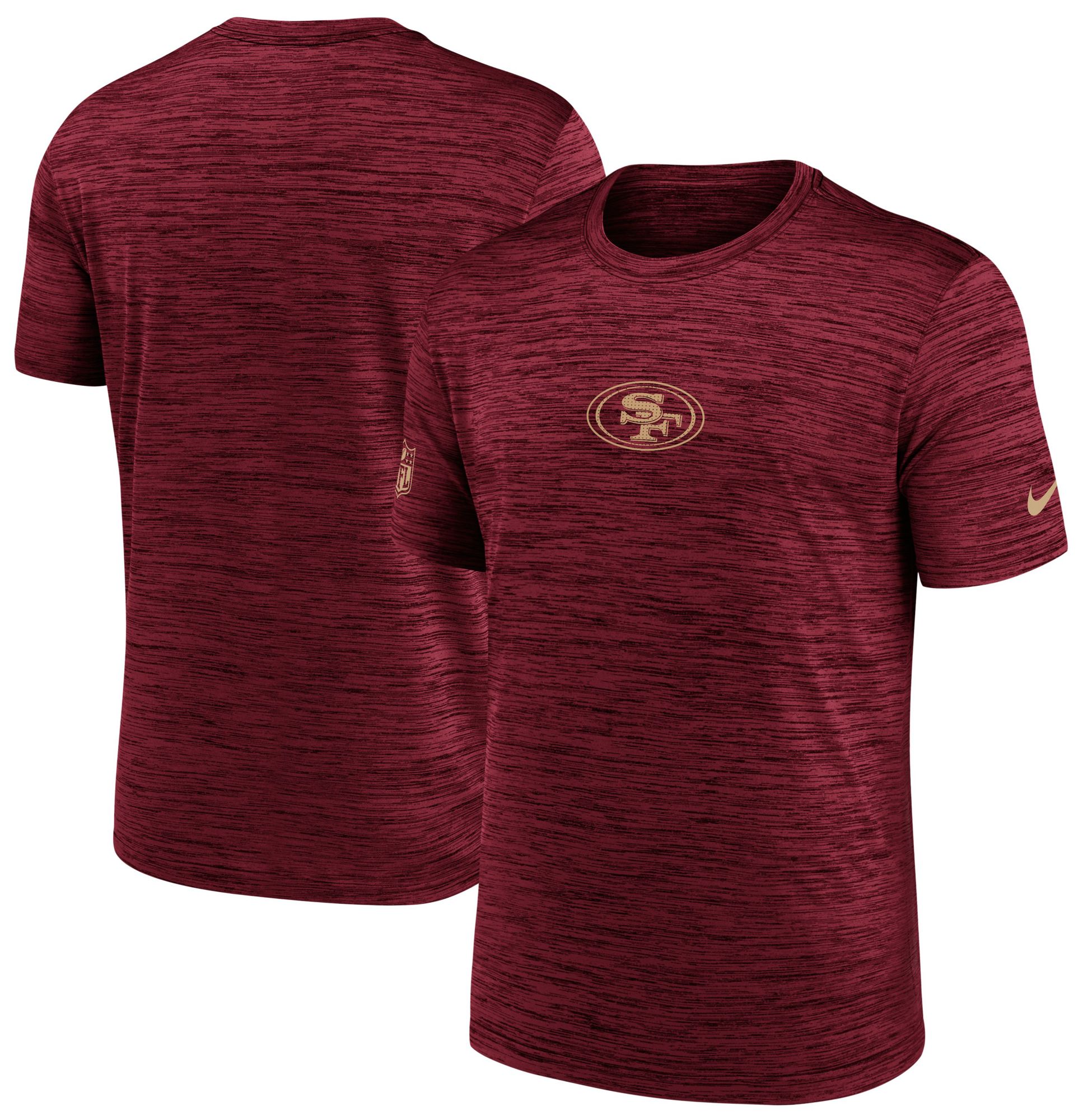 Nike Men's San Francisco 49ers Gym Red Velocity T-Shirt product image