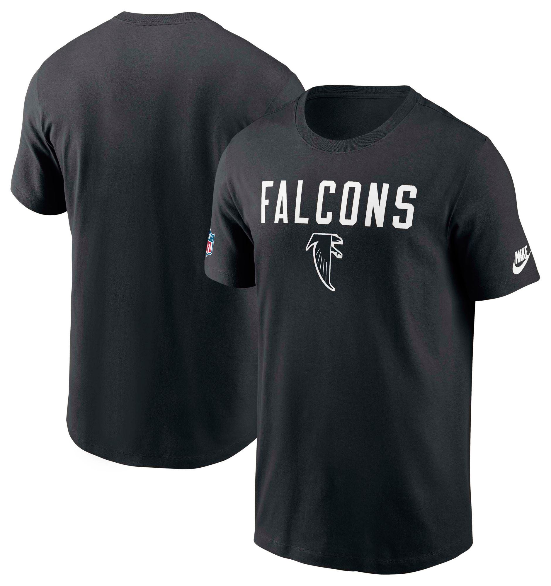 Nike Men's Atlanta Falcons Black Dri-FIT Logo T-Shirt product image