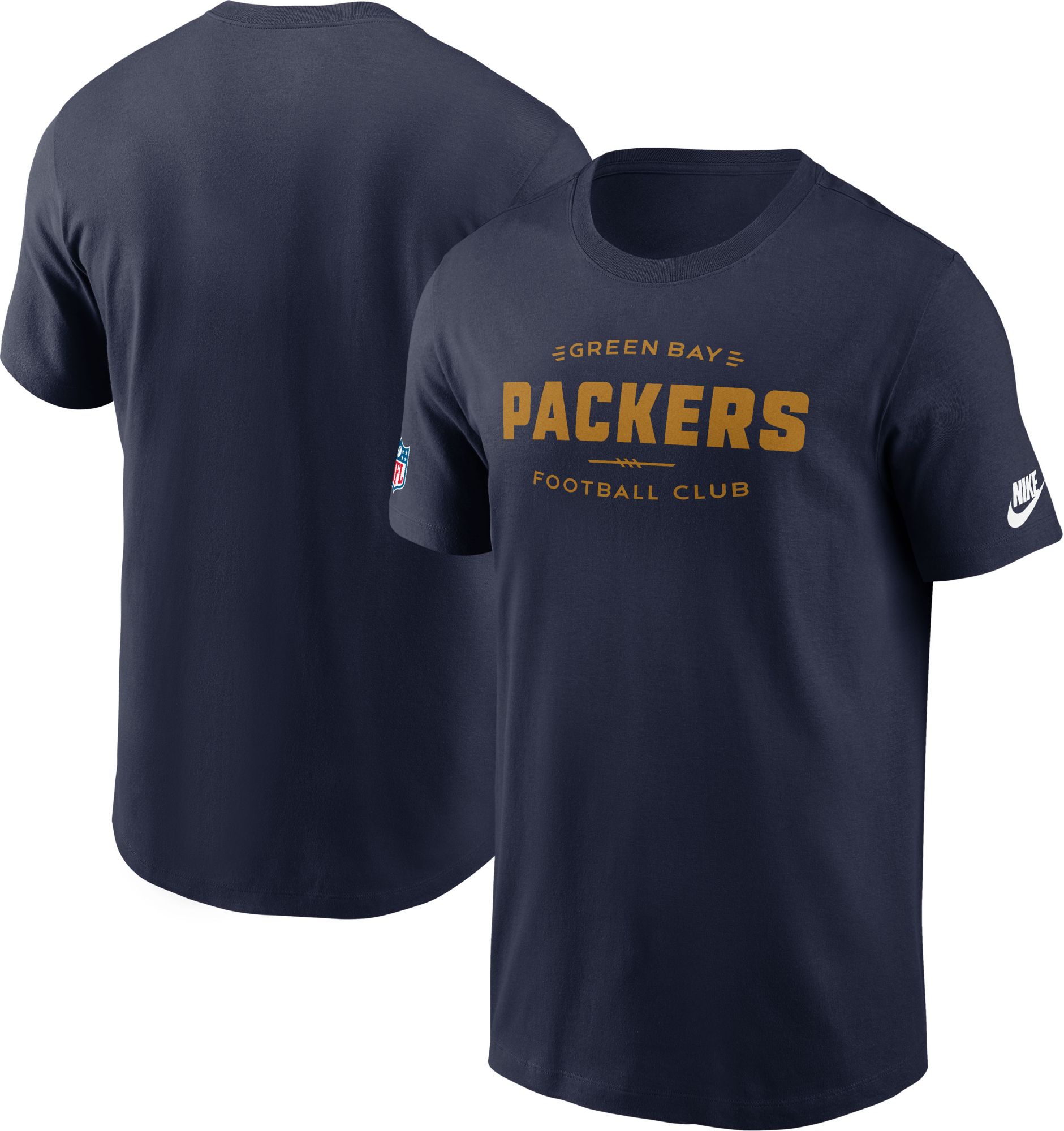 Nike Men's Green Bay Packers College Navy Sideline Alternate Dri-FIT T-Shirt product image