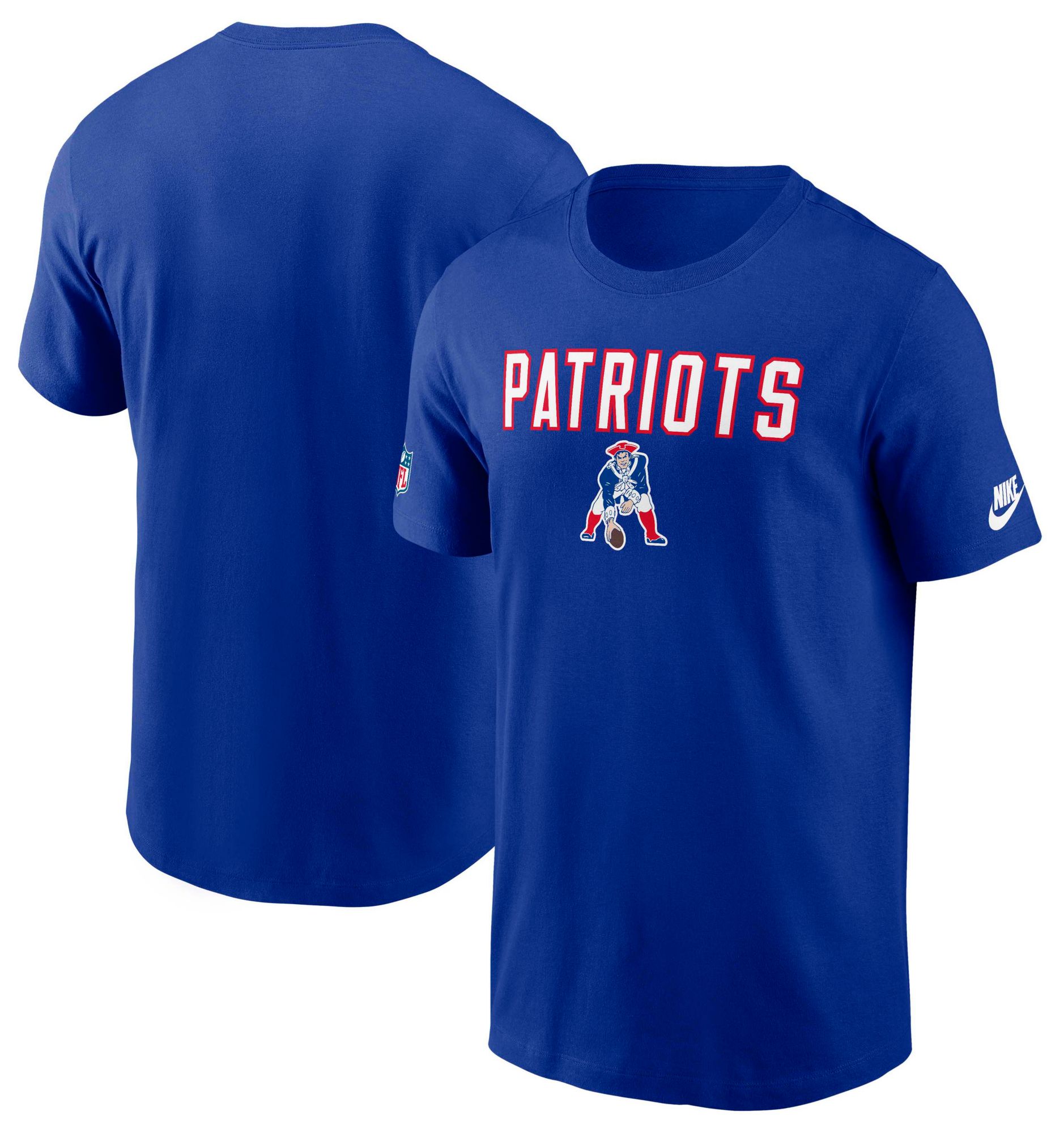 Nike Men's New England Patriots Old Royal Dri-FIT Logo T-Shirt product image