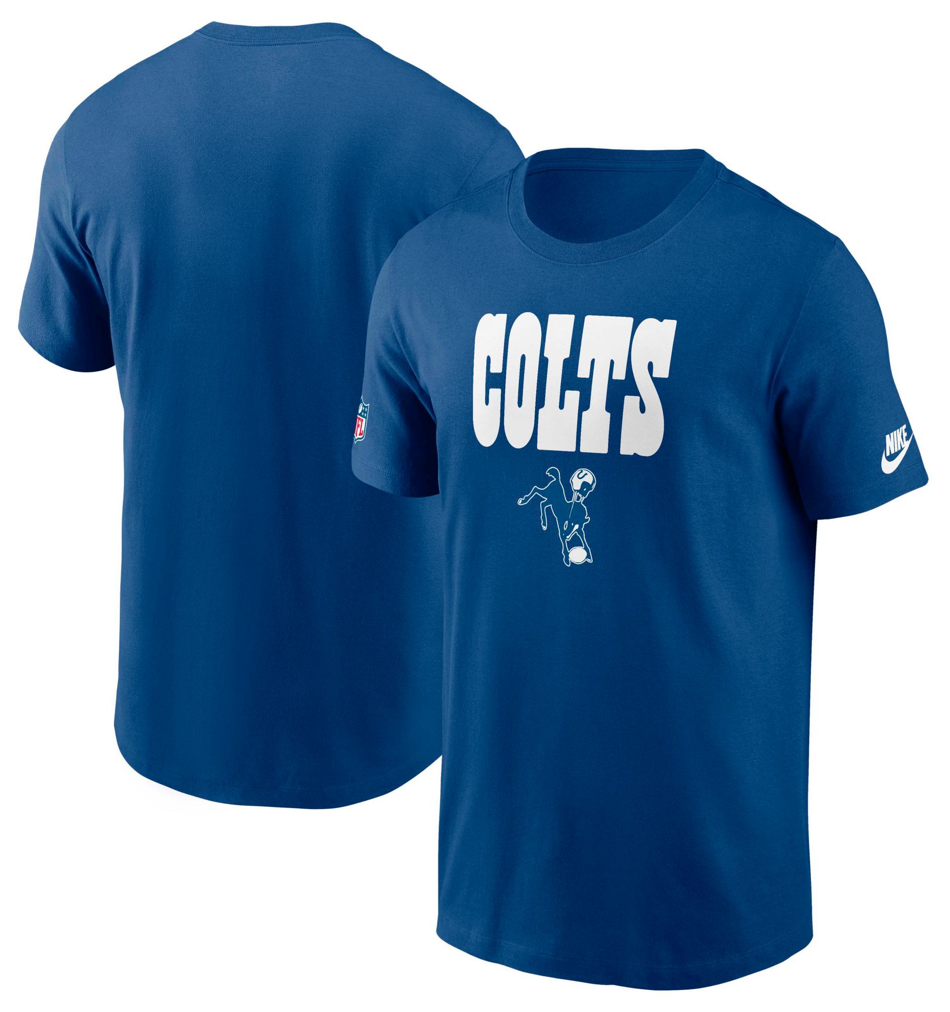 Nike Men's Indianapolis Colts Gym Blue Dri-FIT Logo T-Shirt product image