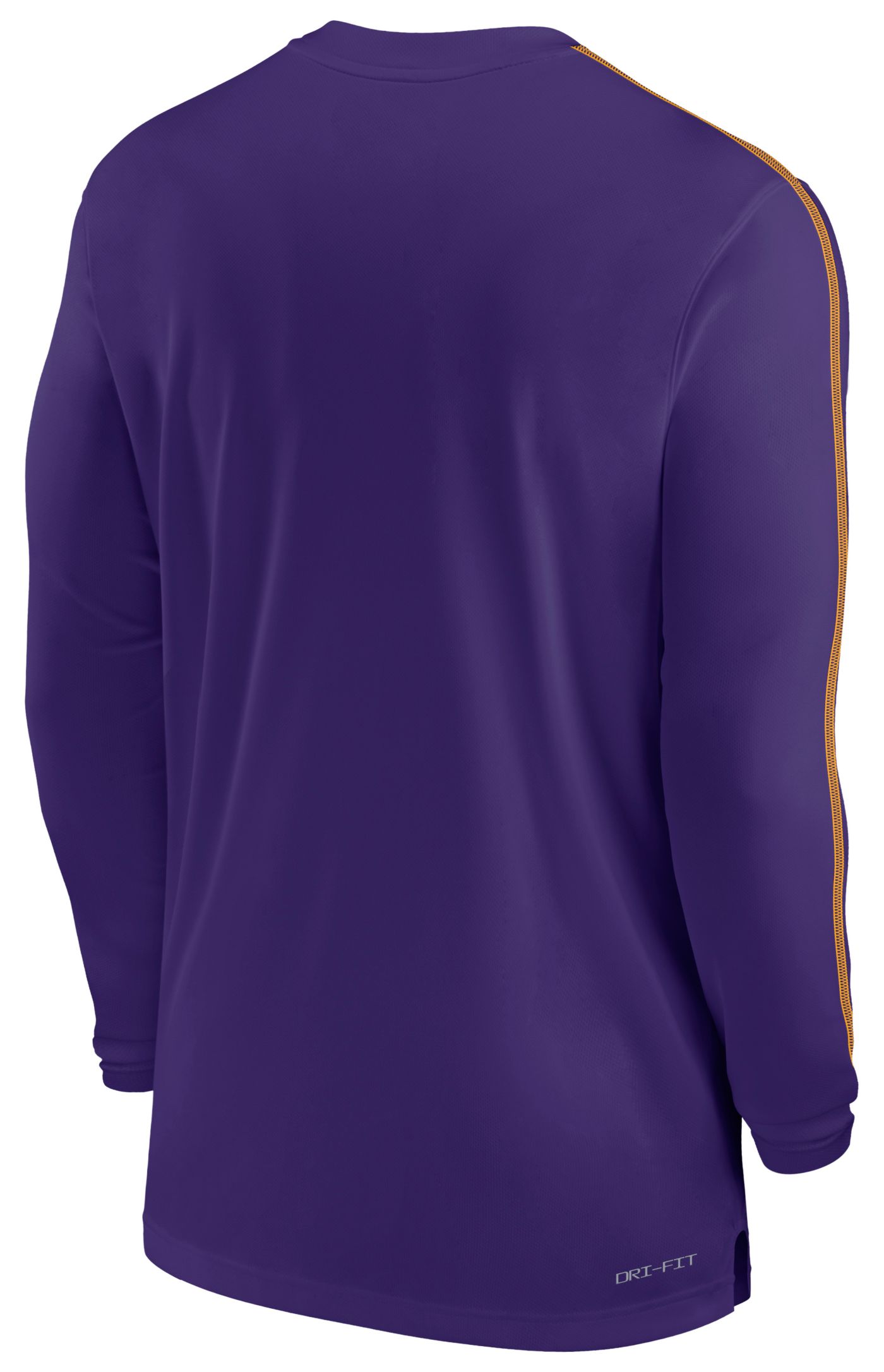 Nike Men s LSU Tigers Purple Dri FIT Coach s Long Sleeve T Shirt Dick s Sporting Goods