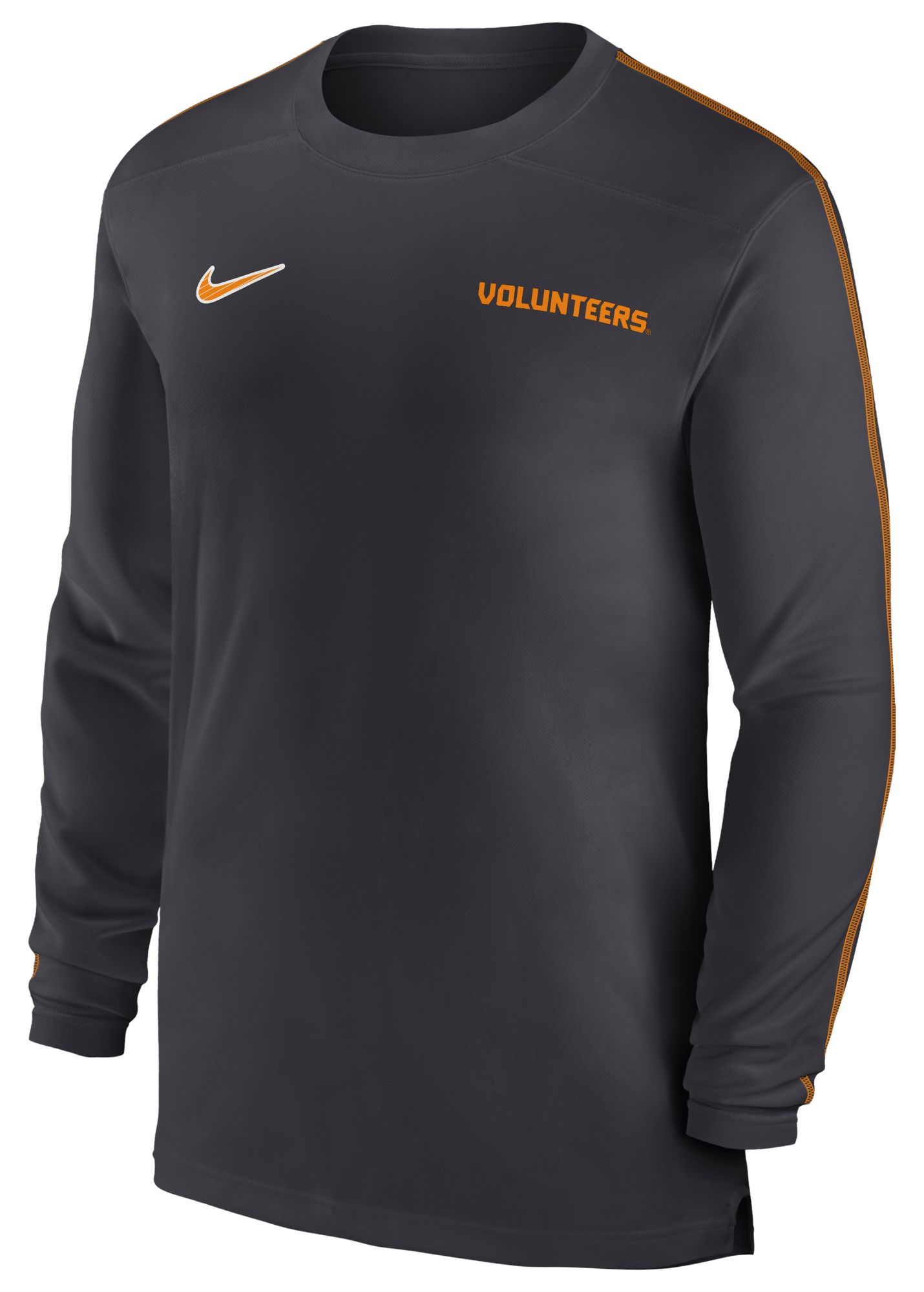Nike Men's Tennessee Volunteers Anthracite Dri-FIT Coach's Long Sleeve T-Shirt product image