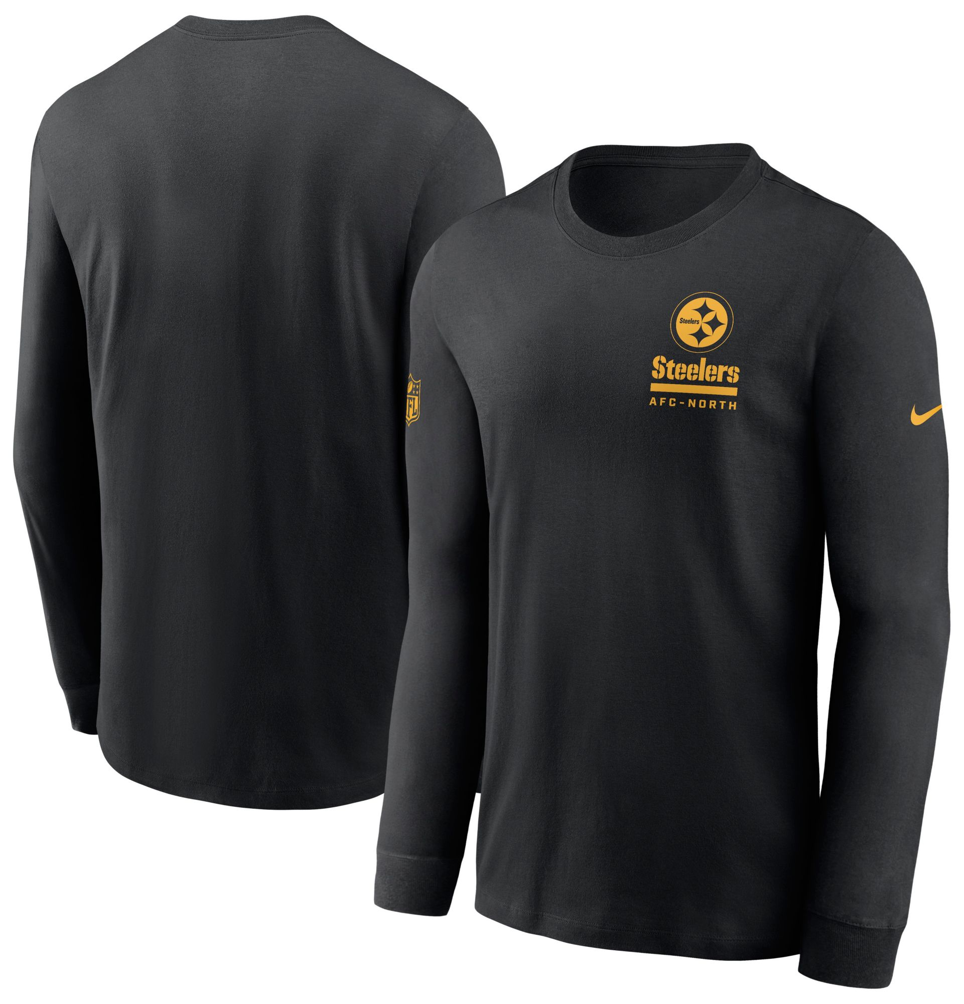 Nike Men's Pittsburgh Steelers Black Legend Team Issue Long Sleeve T-Shirt product image
