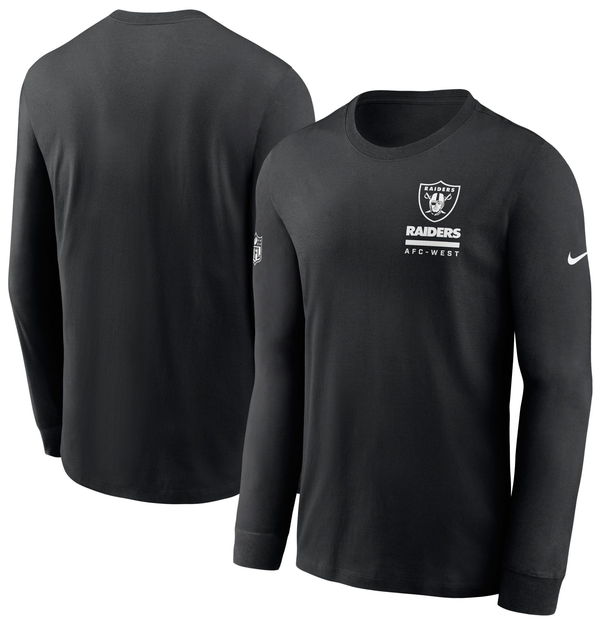 Nike Men's Las Vegas Raiders Black Legend Team Issue Long Sleeve T-Shirt product image