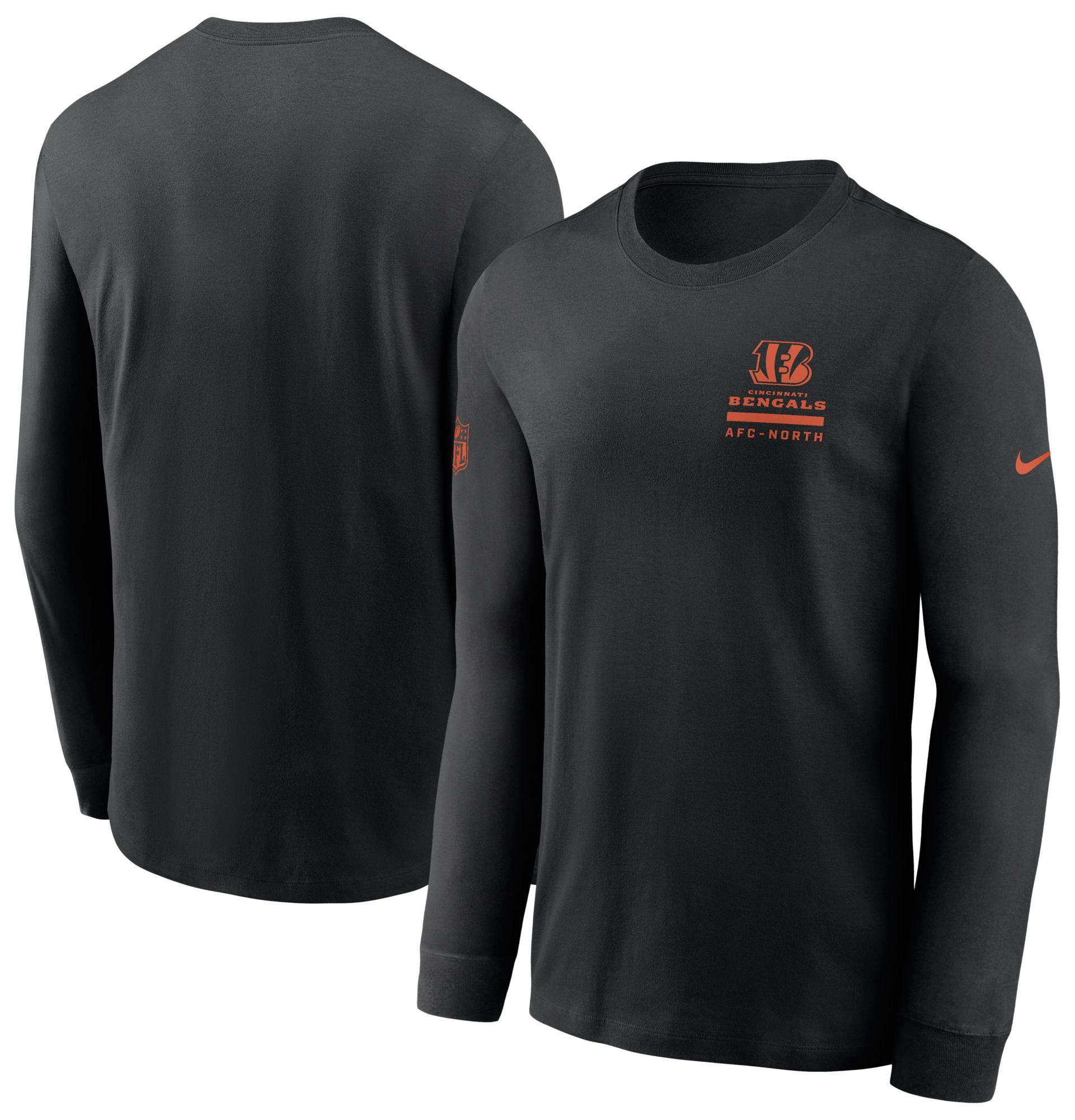 Nike Men's Cincinnati Bengals Black Legend Team Issue Long Sleeve T-Shirt product image
