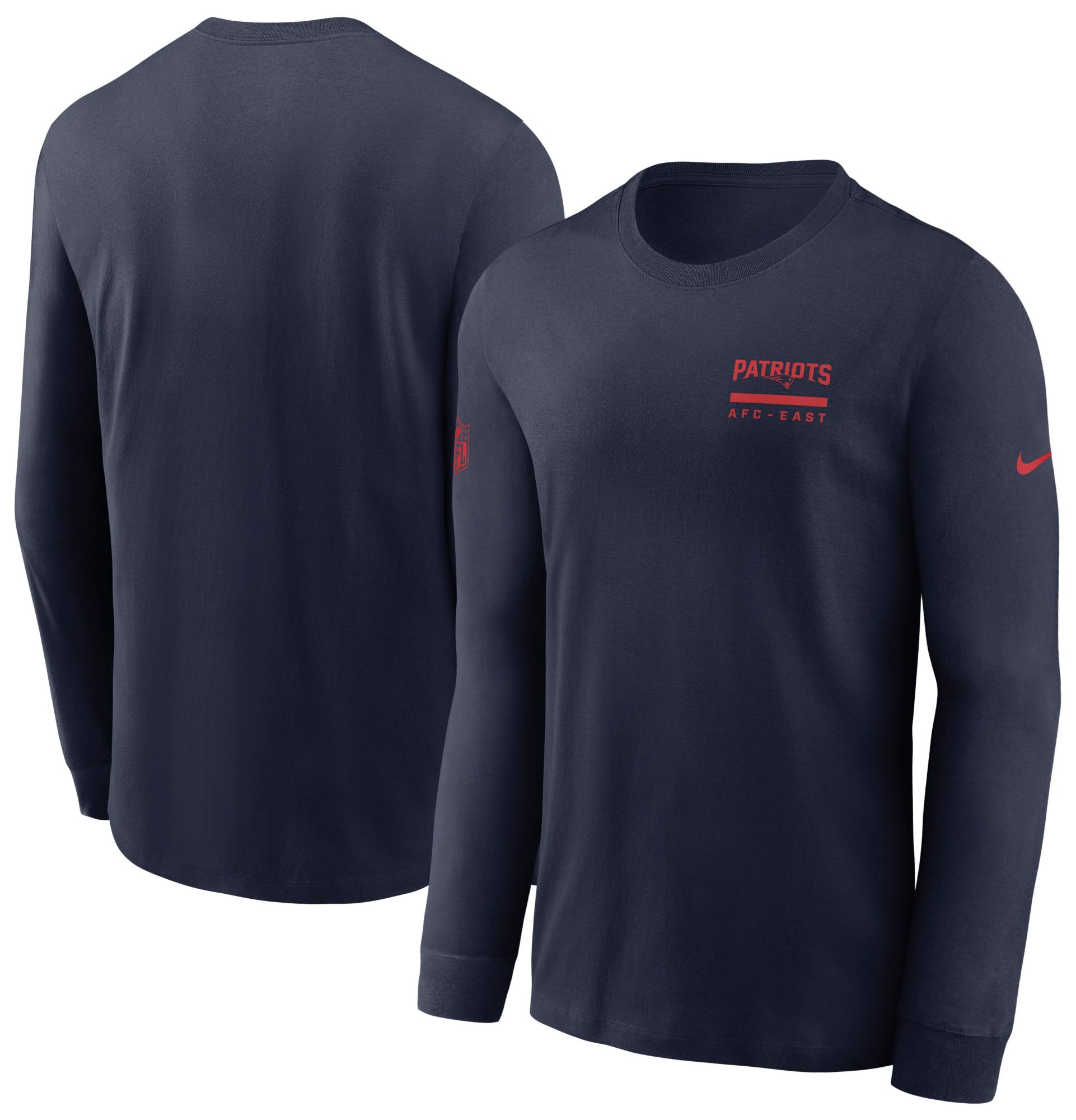 Nike Men's New England Patriots College Navy Legend Team Issue Long Sleeve T-Shirt product image