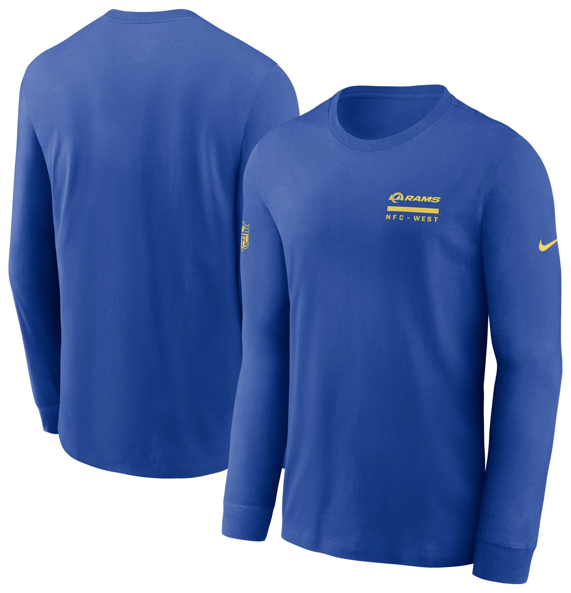 Nike Men's Los Angeles Rams Game Royal Legend Team Issue Long Sleeve T-Shirt product image