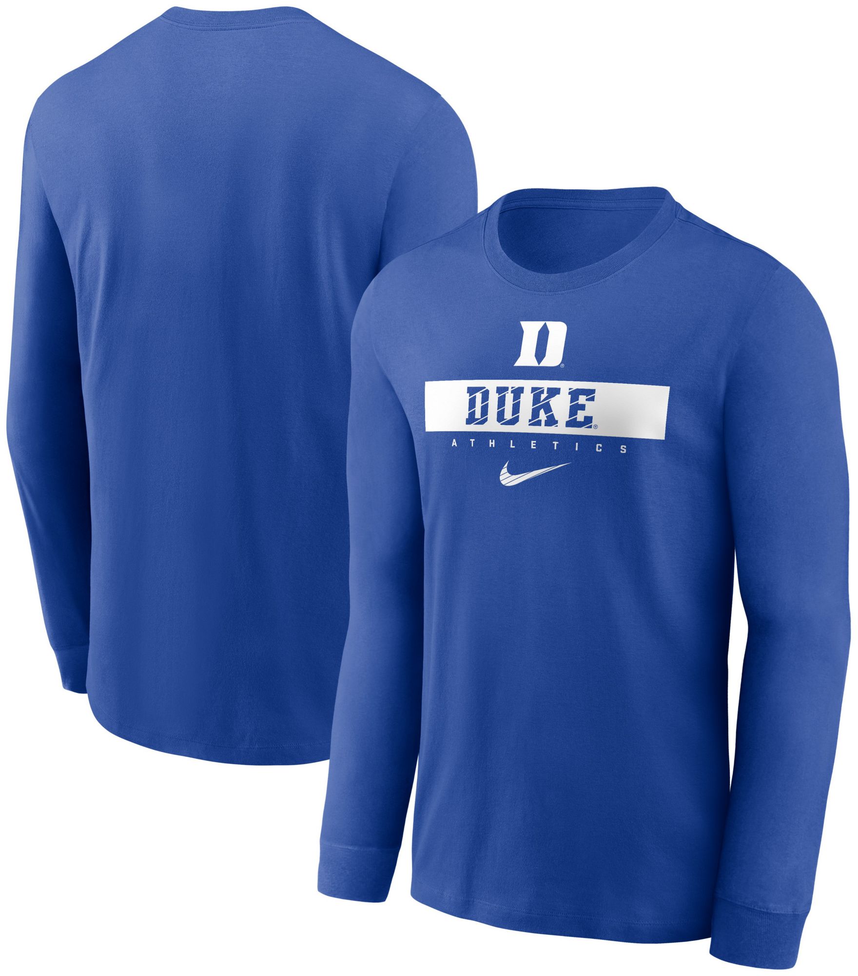 Nike Men's Duke Blue Devils Duke Blue Dri-FIT Athletic Logo Long Sleeve T-Shirt product image