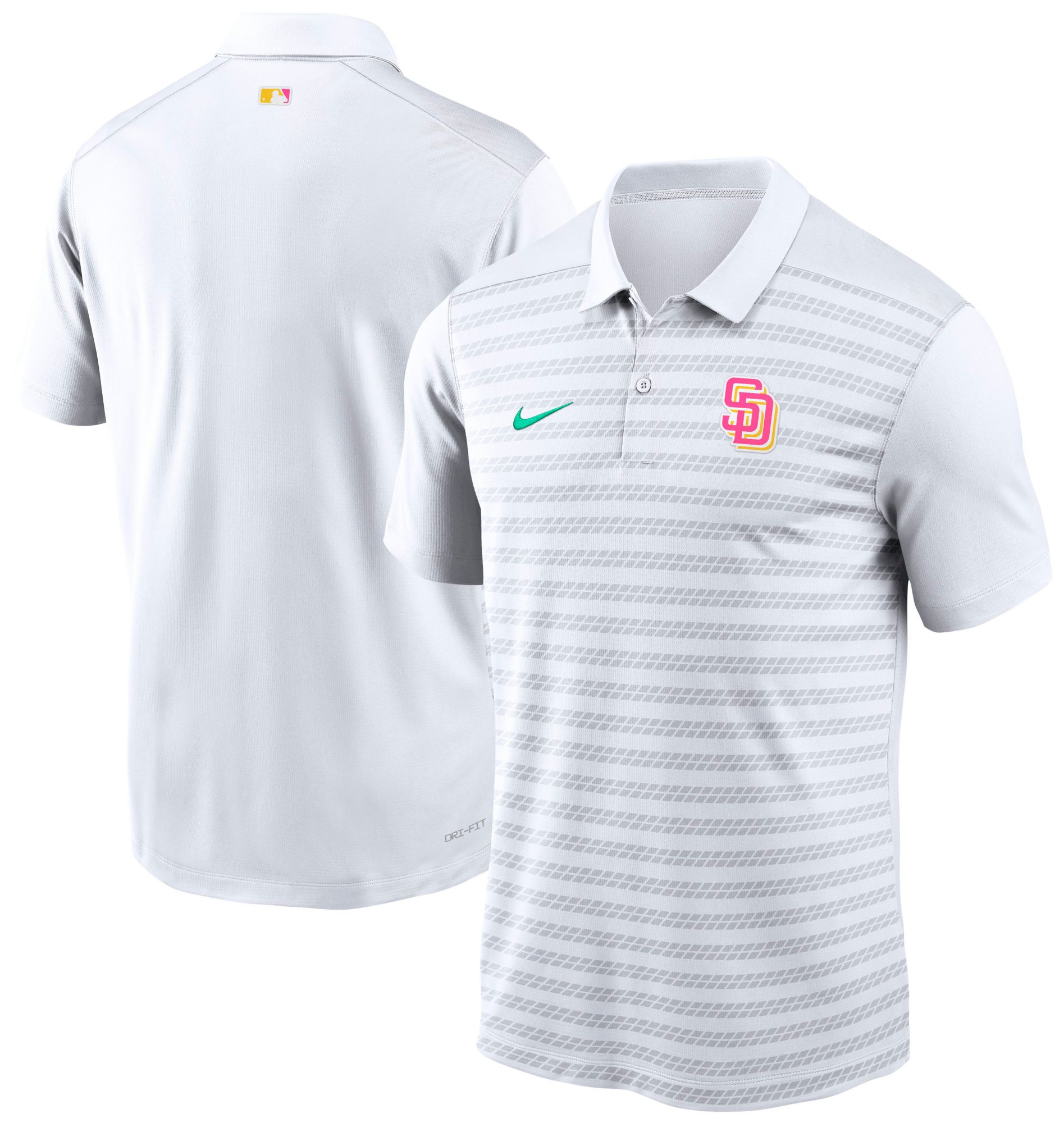 Nike Men's San Diego Padres White Victory Polo product image