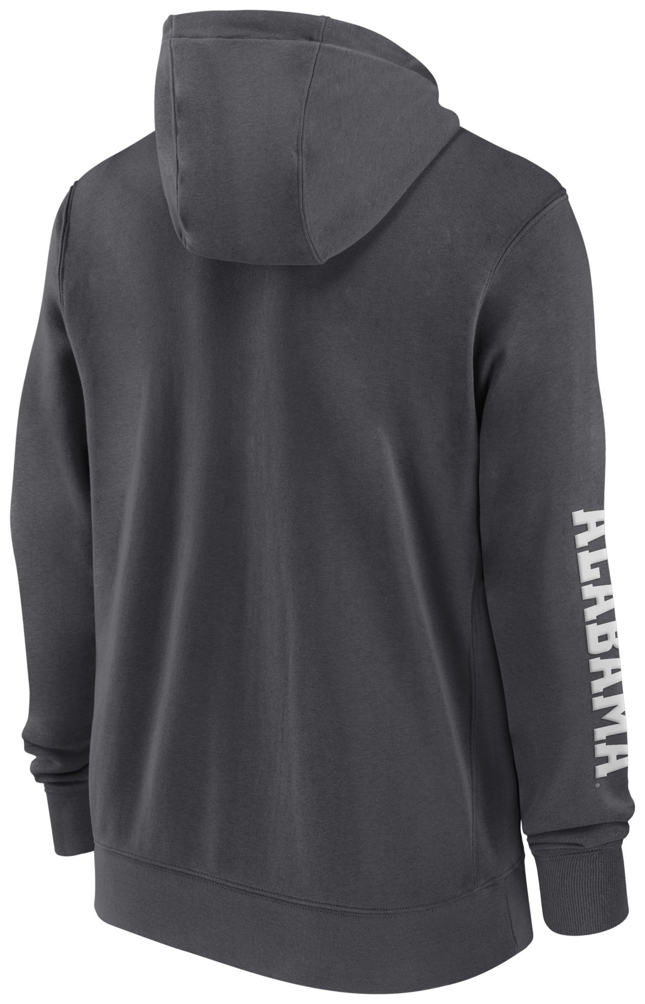 Nike Men's Alabama Crimson Tide Grey Team Issue Sideline Player Full-Zip Hoodie product image