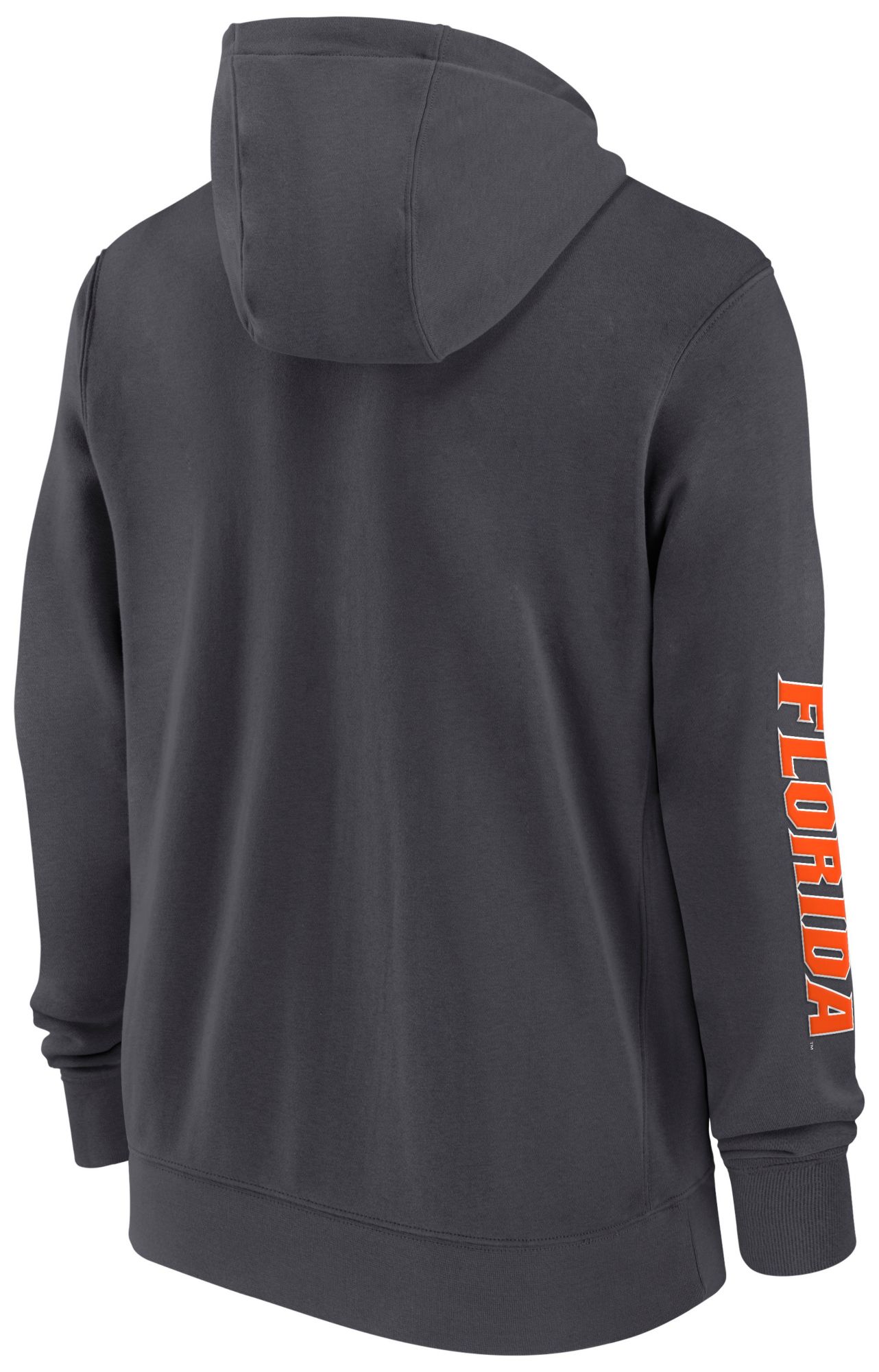 Jordan Men's Florida Gators Grey Team Issue Sideline Player Full-Zip Hoodie product image