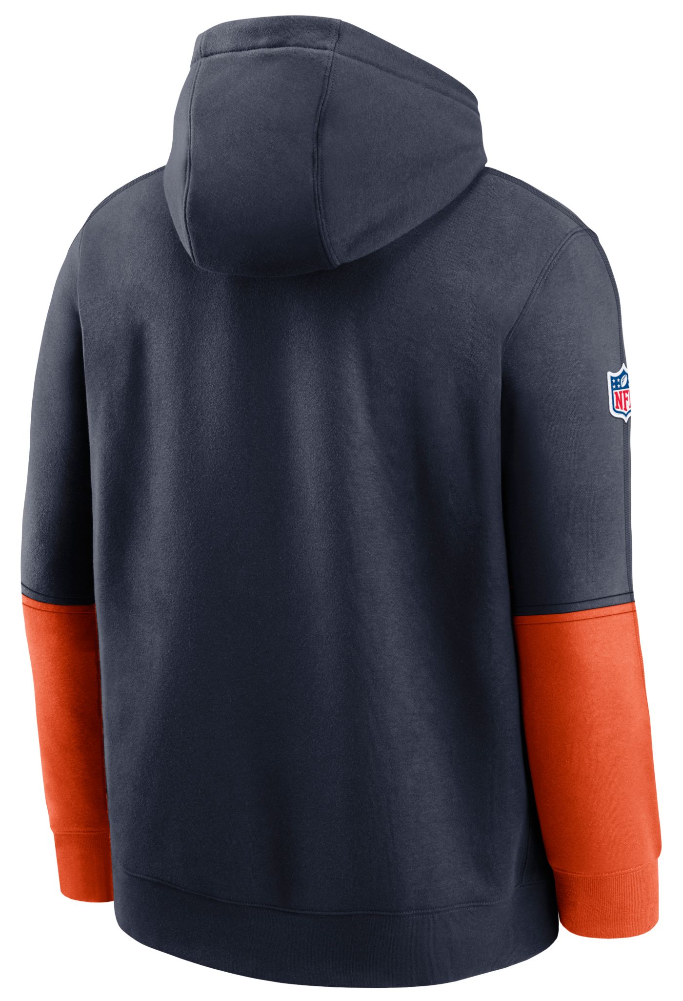 Nike Men s Chicago Bears Sideline Club Navy Pullover Hoodie Dick s Sporting Goods