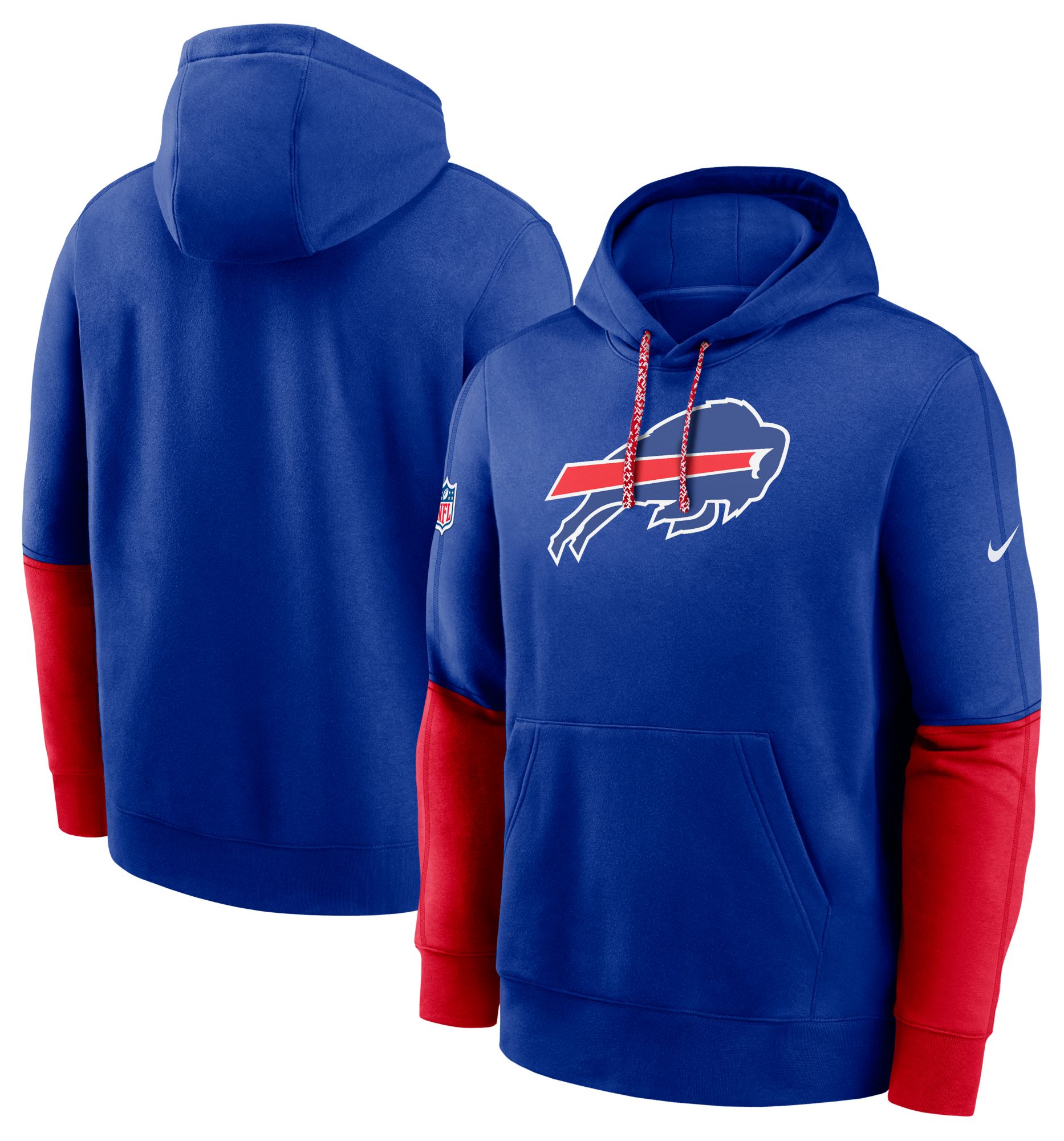 Nike Men's Buffalo Bills Sideline Club Royal Pullover Hoodie product image