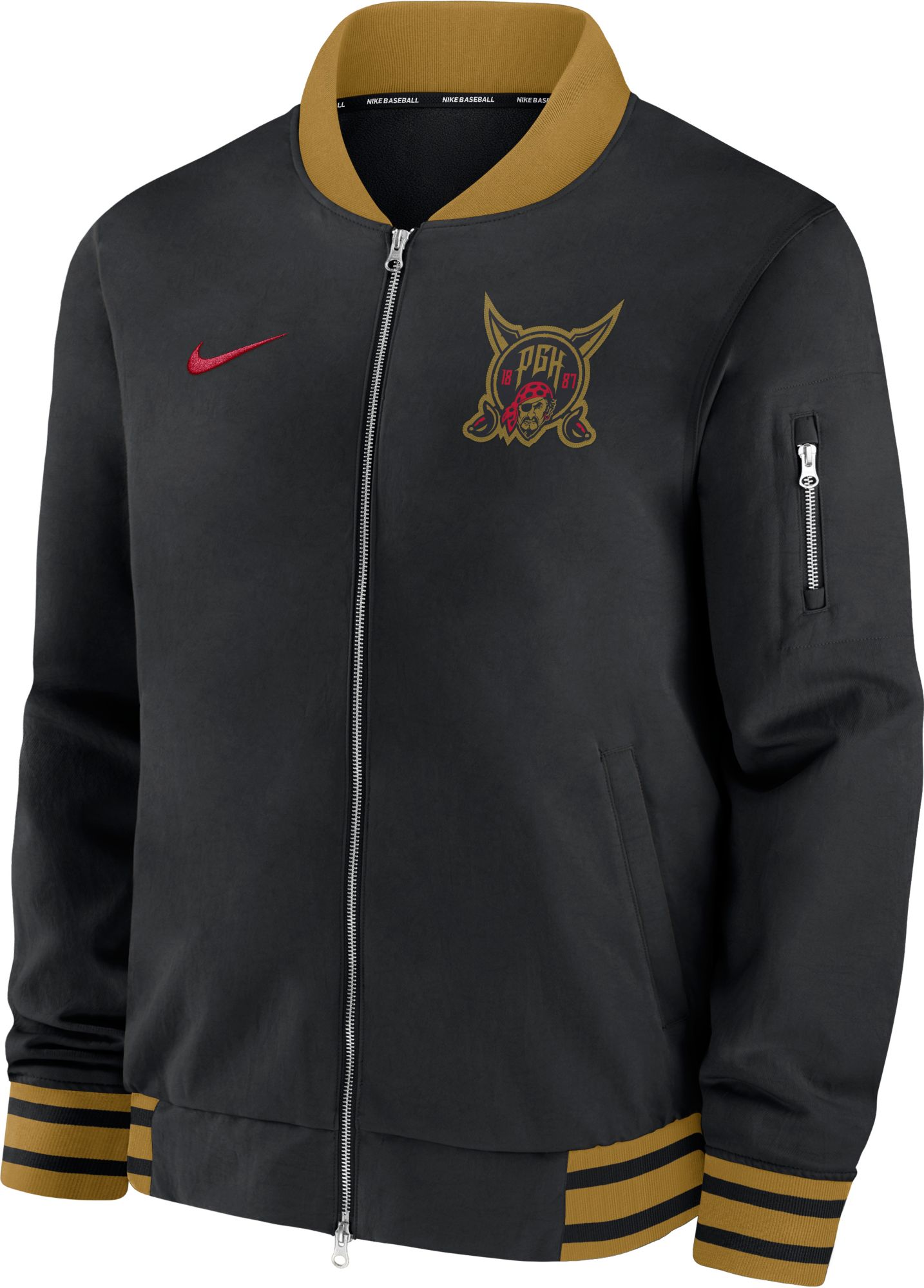 Nike Men's Pittsburgh Pirates 2026 City Connect Bomber Jacket product image