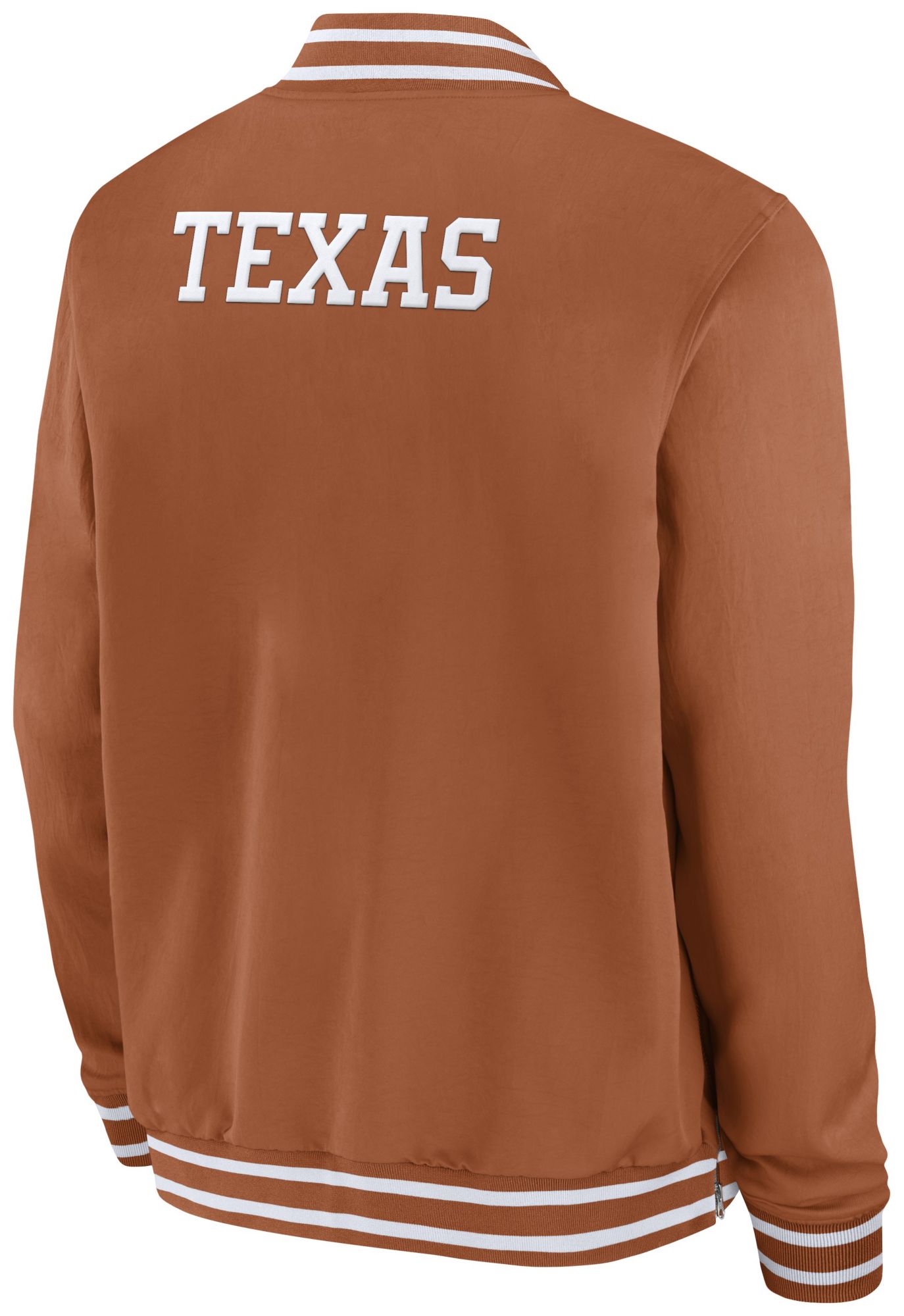 Nike Men's Texas Longhorns Burnt Orange Bomber Jacket Dick's
