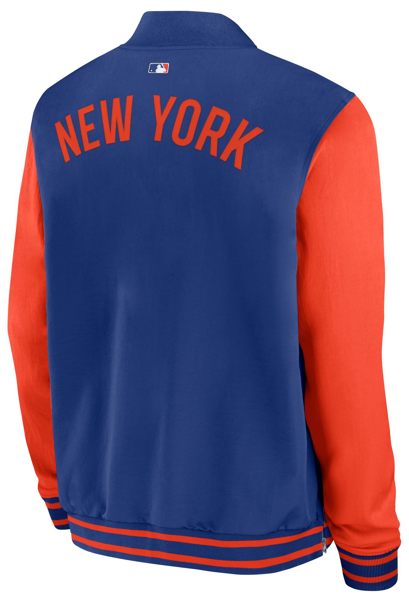 Nike Men's New York Mets Blue Authentic Collection Bomber Jacket product image