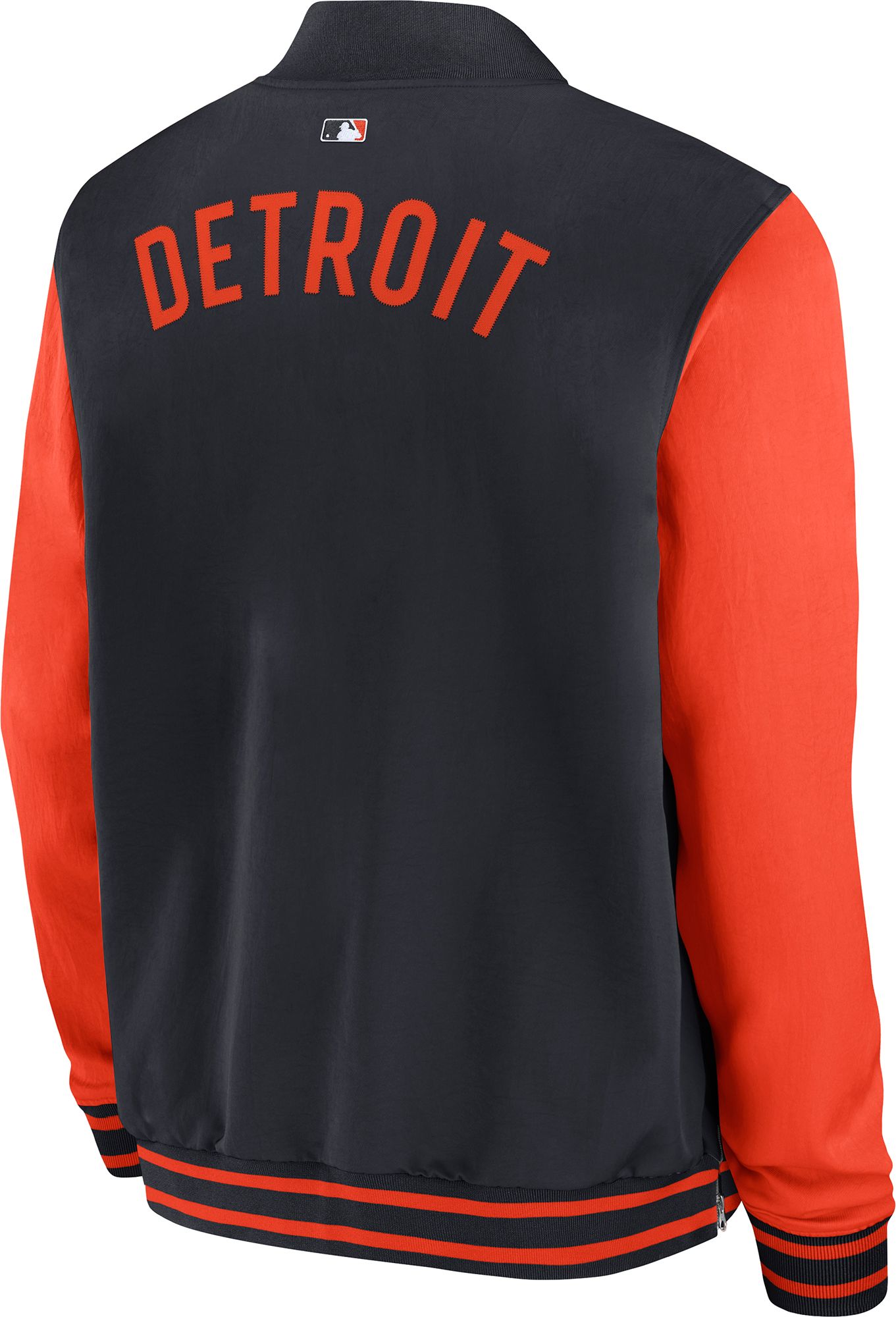 Nike Men's Detroit Tigers Blue Authentic Collection Bomber Jacket product image