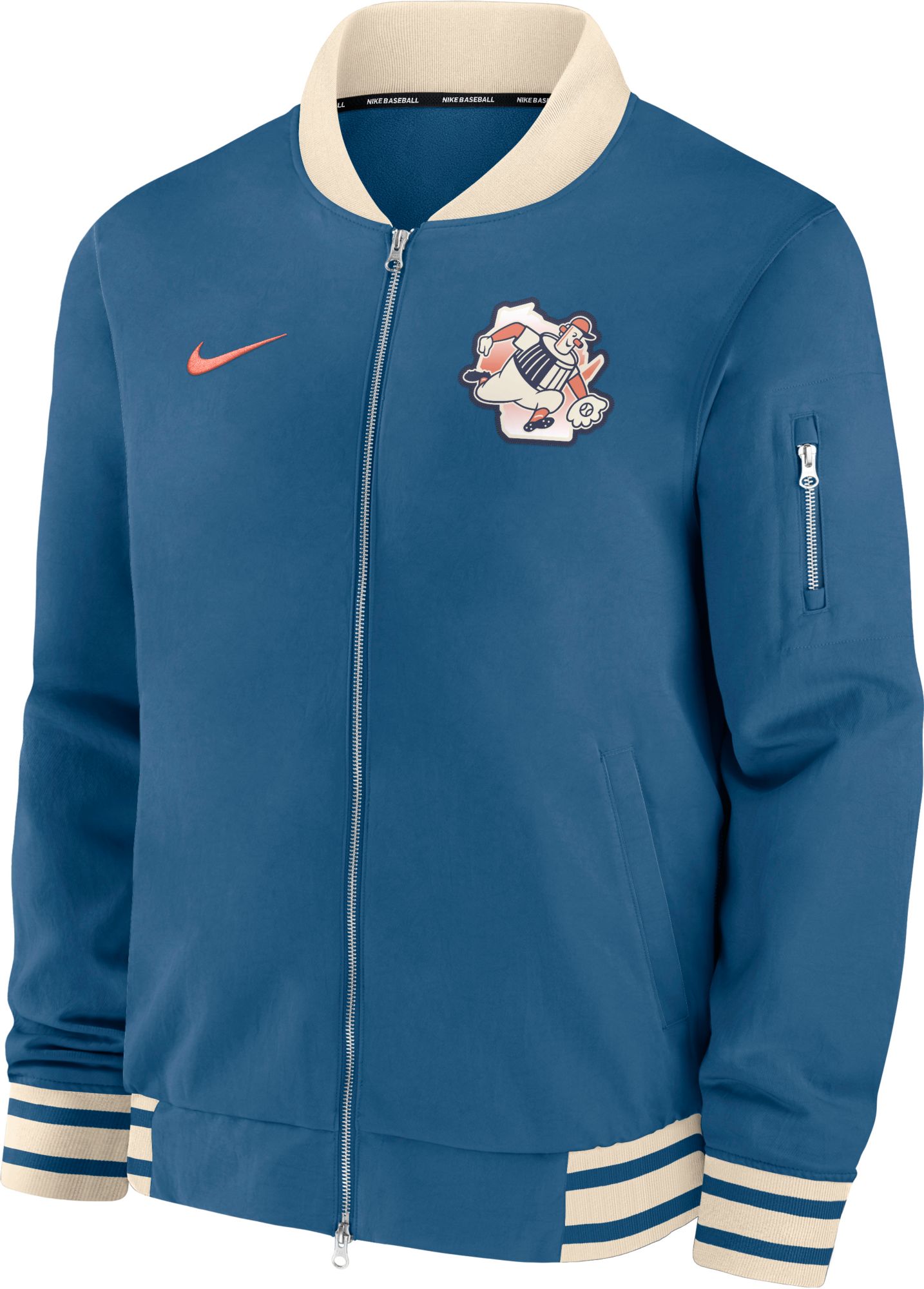 Nike Men's Milwaukee Brewers 2026 City Connect Bomber Jacket product image