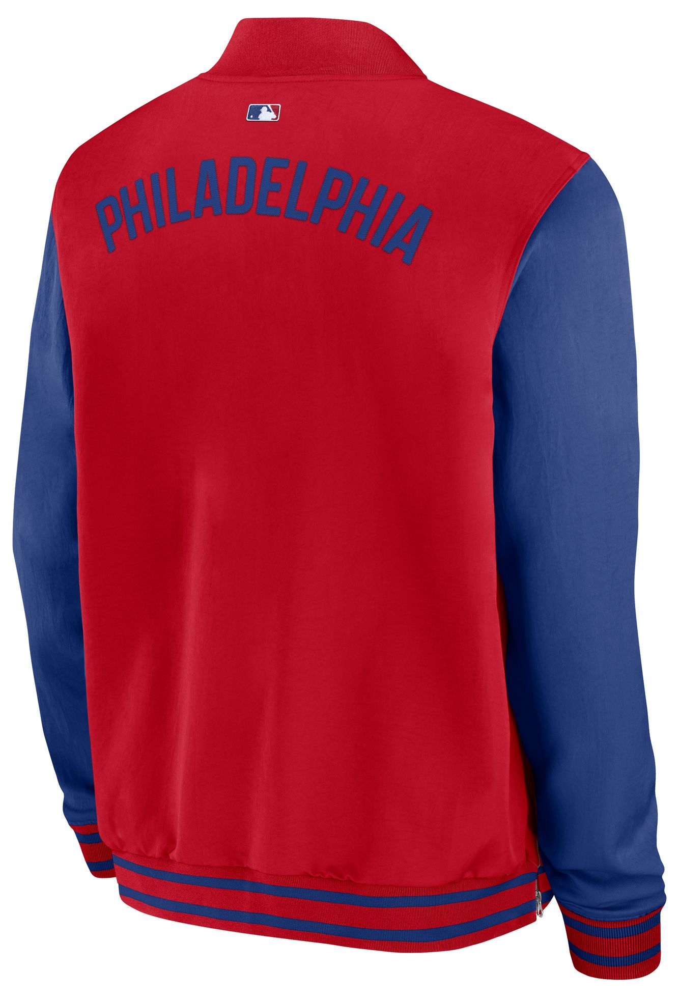 Nike Men's Philadelphia Phillies Red Authentic Collection Bomber Jacket product image