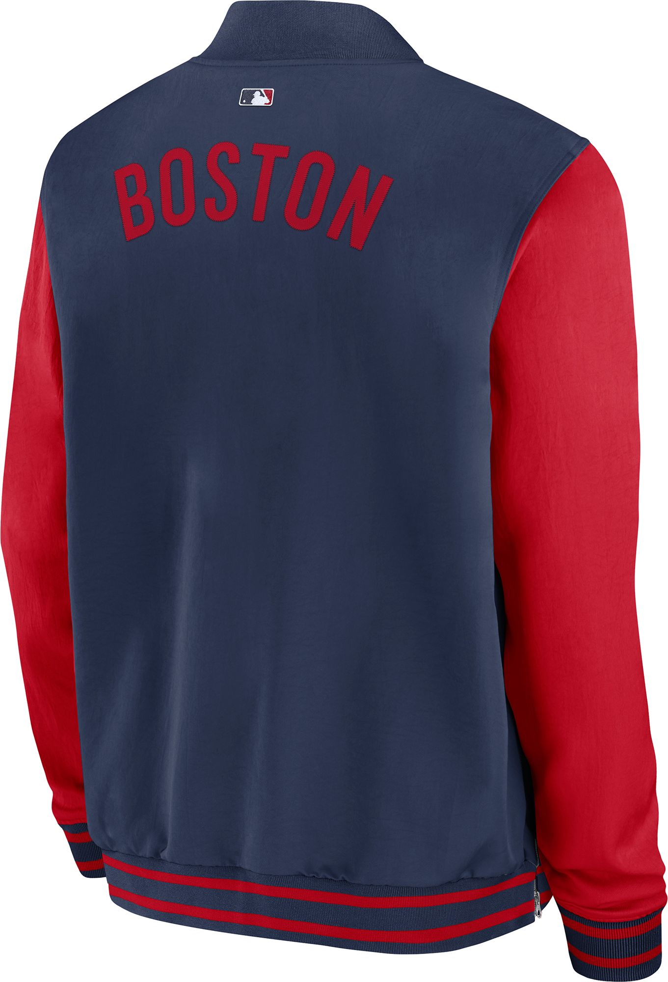 Nike Men's Boston Red Sox Navy Authentic Collection Bomber Jacket product image