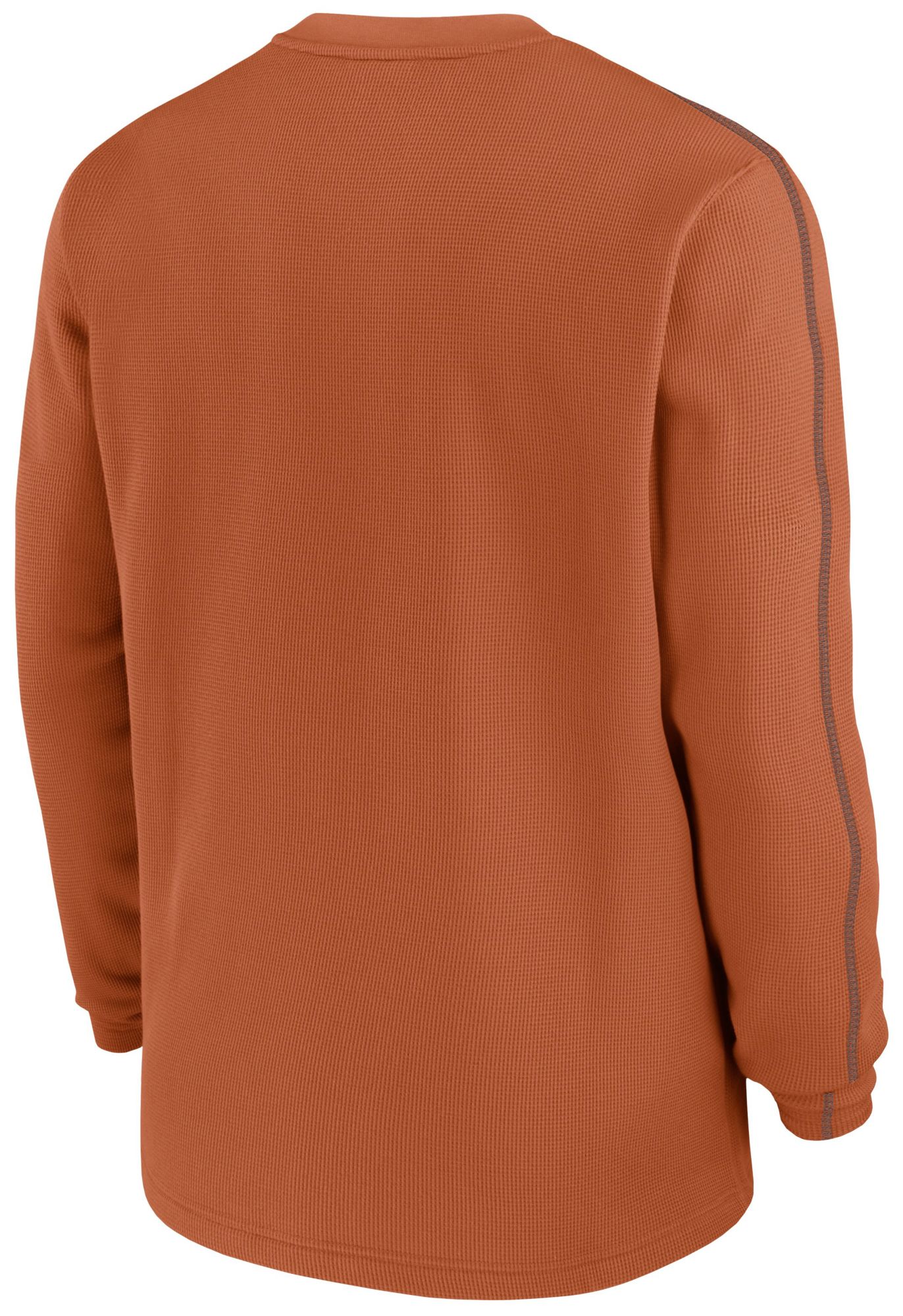 Nike Men's Texas Longhorns Burnt Orange UV Coach Long Sleeve TShirt