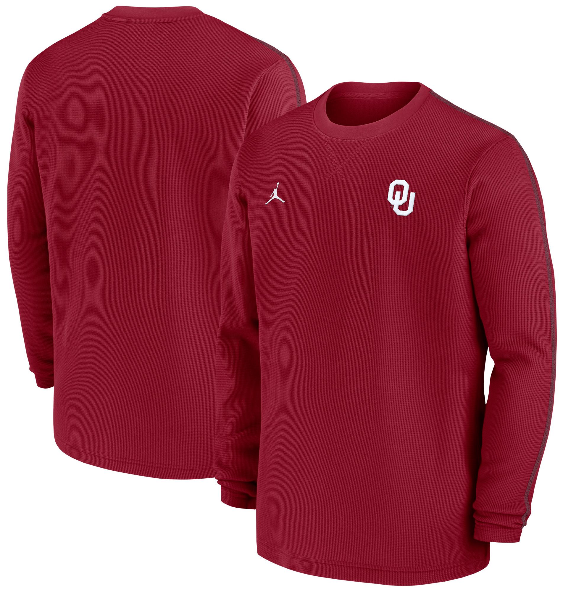Nike Men's Oklahoma Sooners Crimson UV Coach Long Sleeve T-Shirt product image