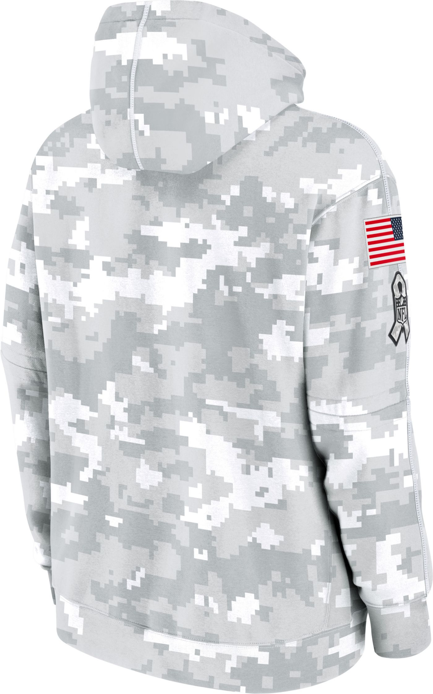 Nike Men s Los Angeles Chargers Salute to Service 2024 Arctic Camo Pullover Hoodie Dick s Sporting Goods