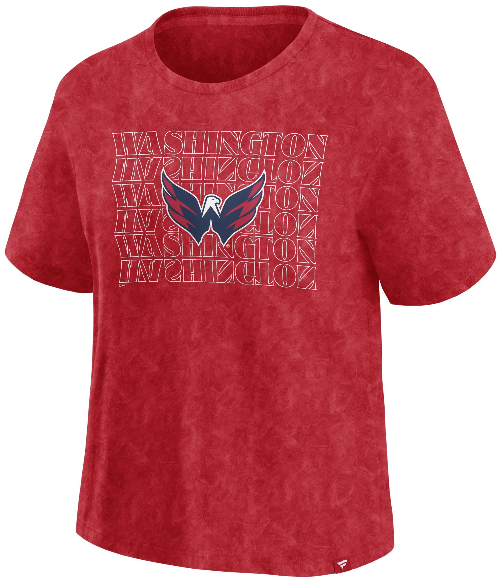 NHL Women's Washington Capitals 2024-2025 Faded Wash Red T-Shirt product image
