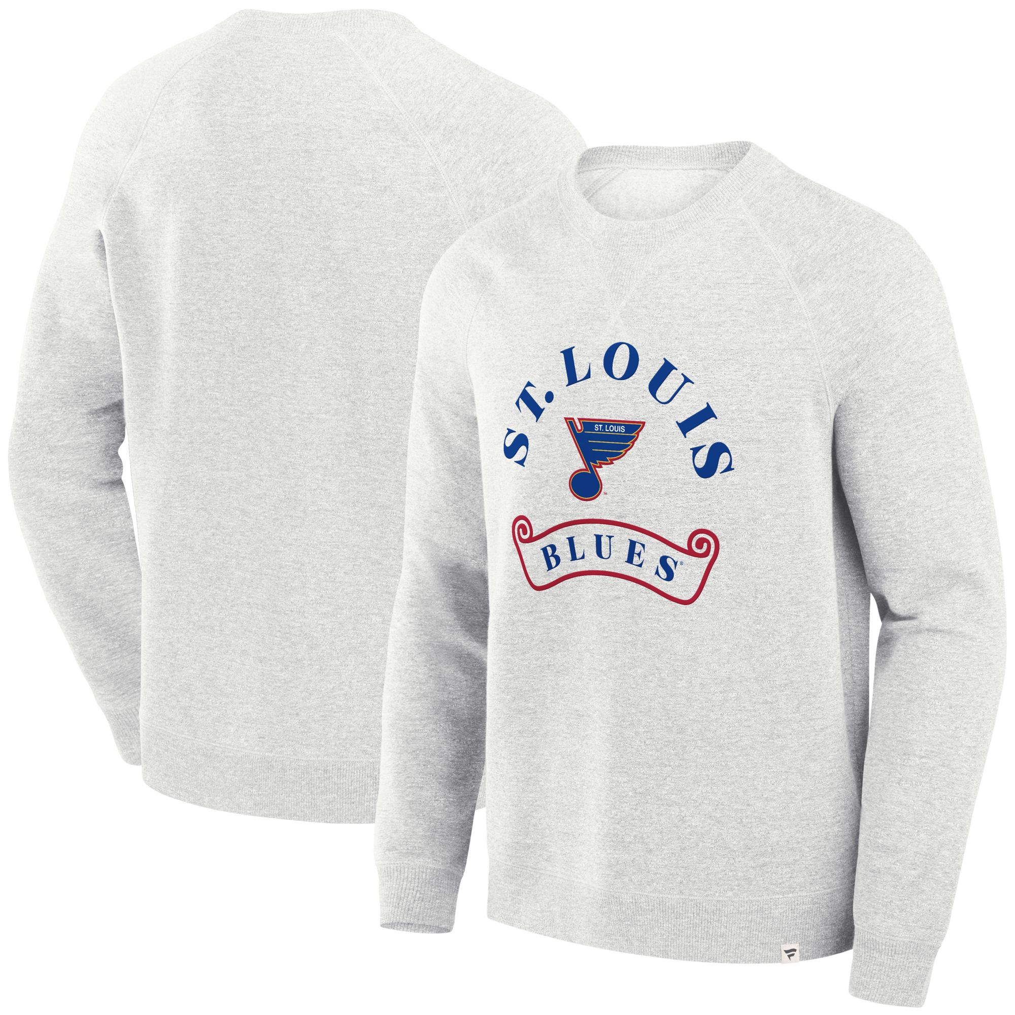 NHL Adult St. Louis Blues Banner Cream Pullover Hoodie product image