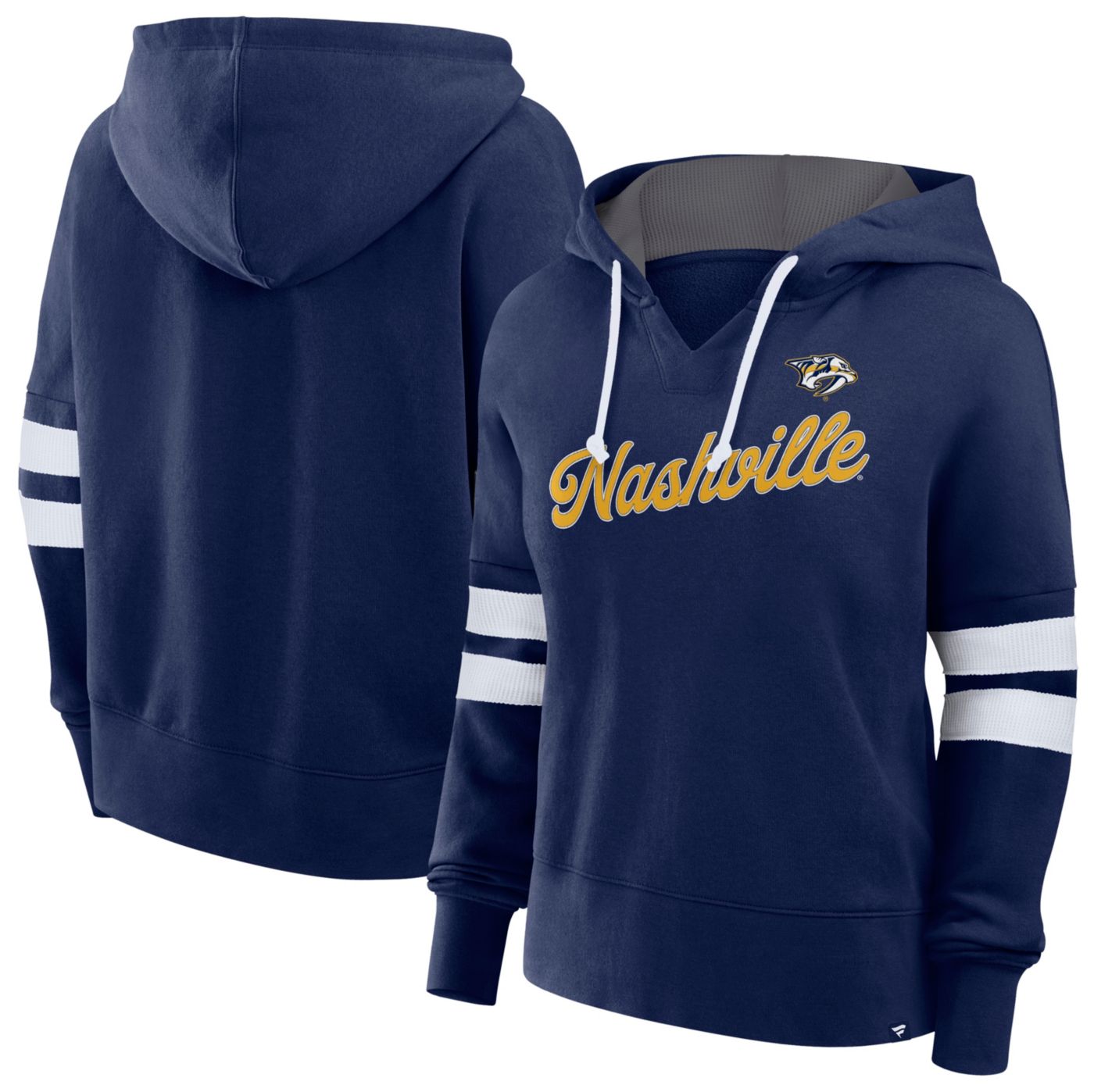 Nashville predators lace up hoodie best sale